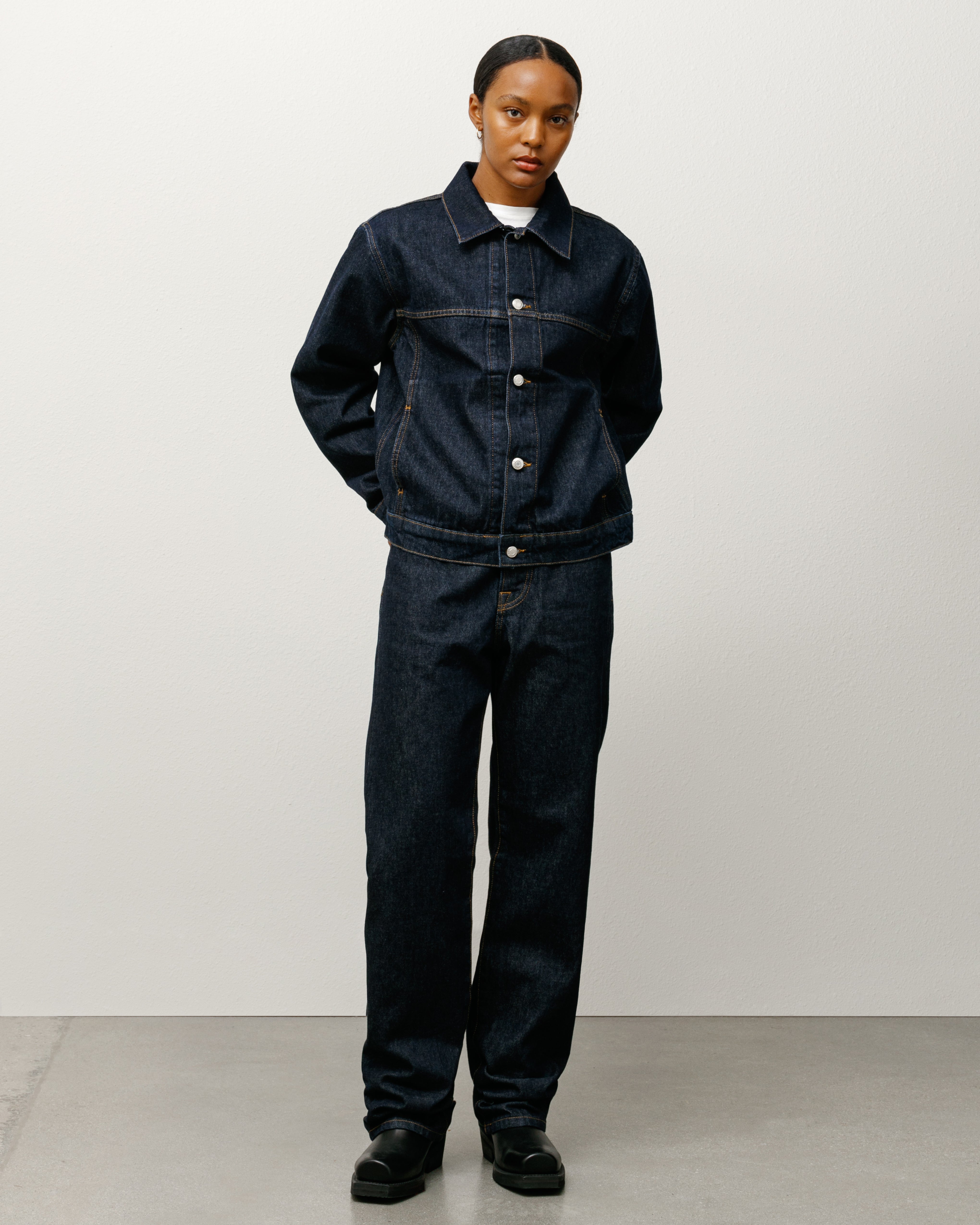 Trucker Jacket Denim – Rinsed Indigo | Outerwear | Stüssy Canada