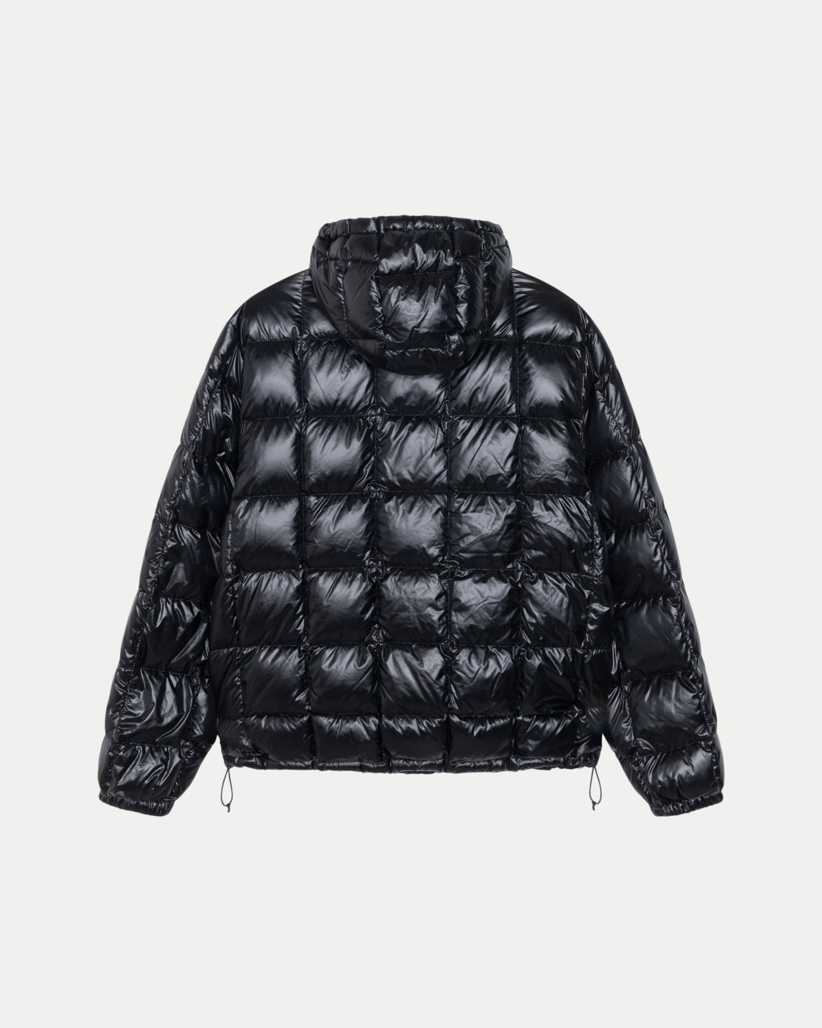 Midweight Hooded Puffer Mens Long Sleeve In Black