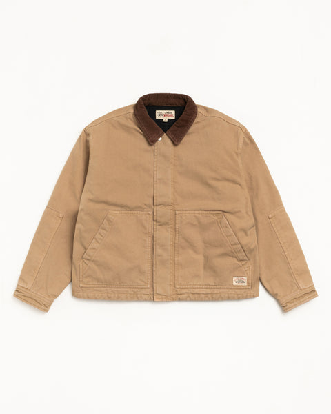 Workgear Jacket Mens Long Sleeve In Khaki