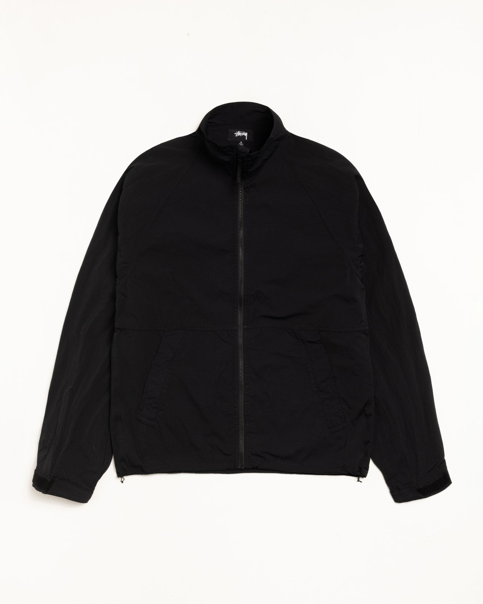 Warm Up Jacket – Black | Outerwear | Stüssy Canada