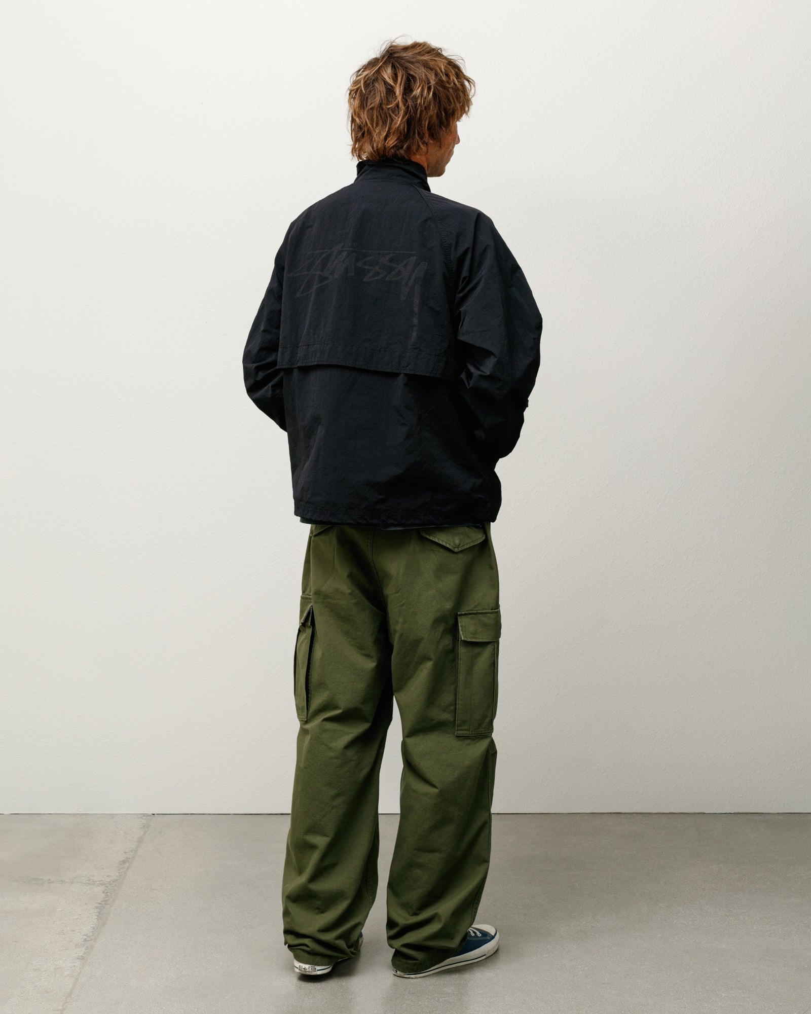 Warm Up Jacket – Black | Outerwear | Stüssy Canada