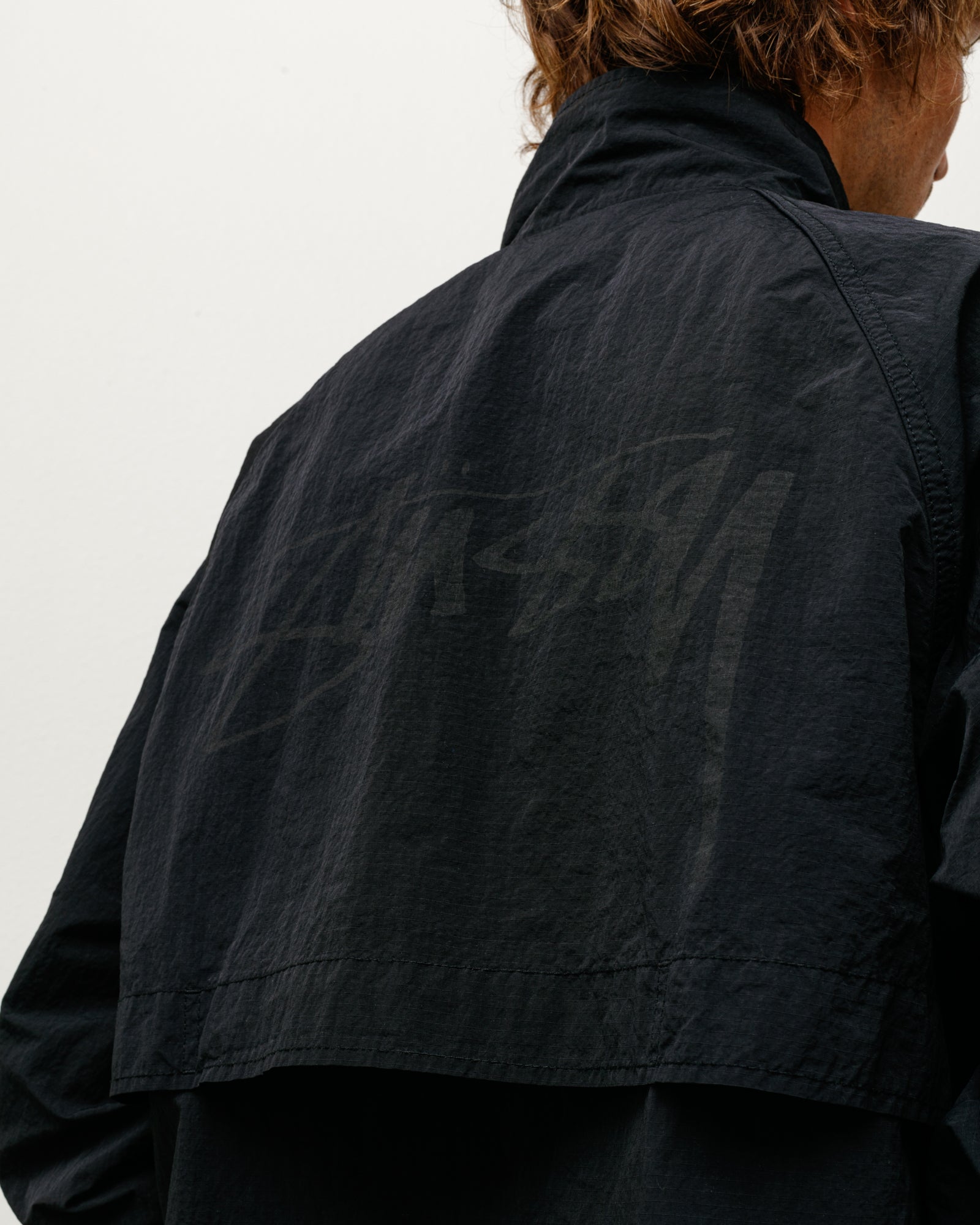 Warm Up Jacket Mens Long Sleeve In Black
