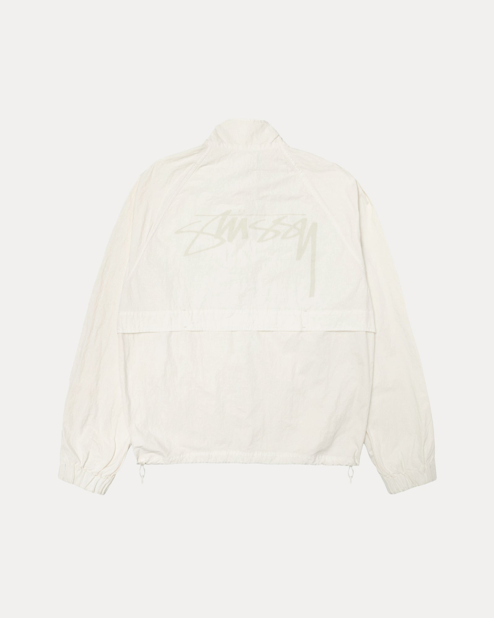 Warm Up Jacket Mens Long Sleeve Outerwear in Bone