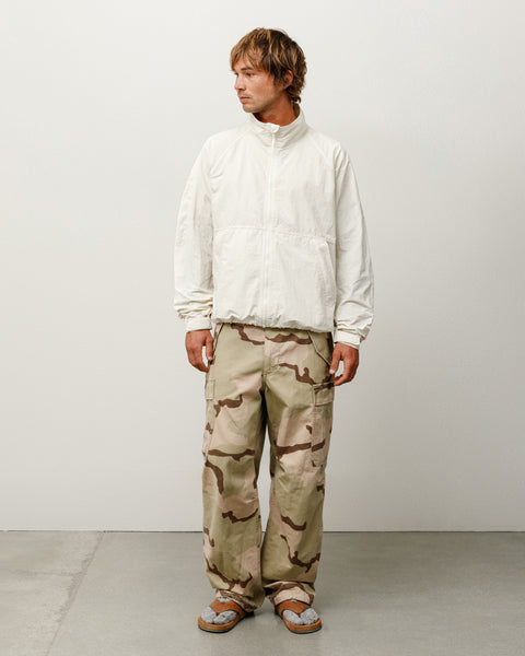 Warm Up Jacket Mens Long Sleeve In Bone