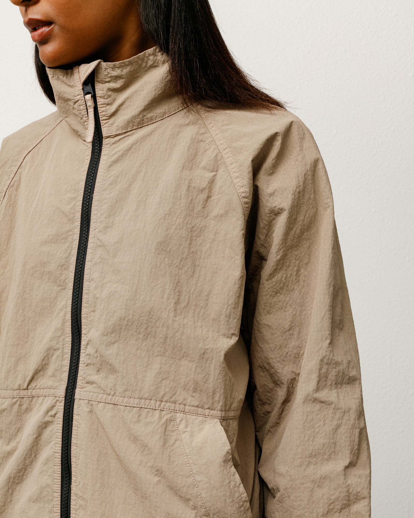 Warm Up Jacket Mens Long Sleeve In Coyote