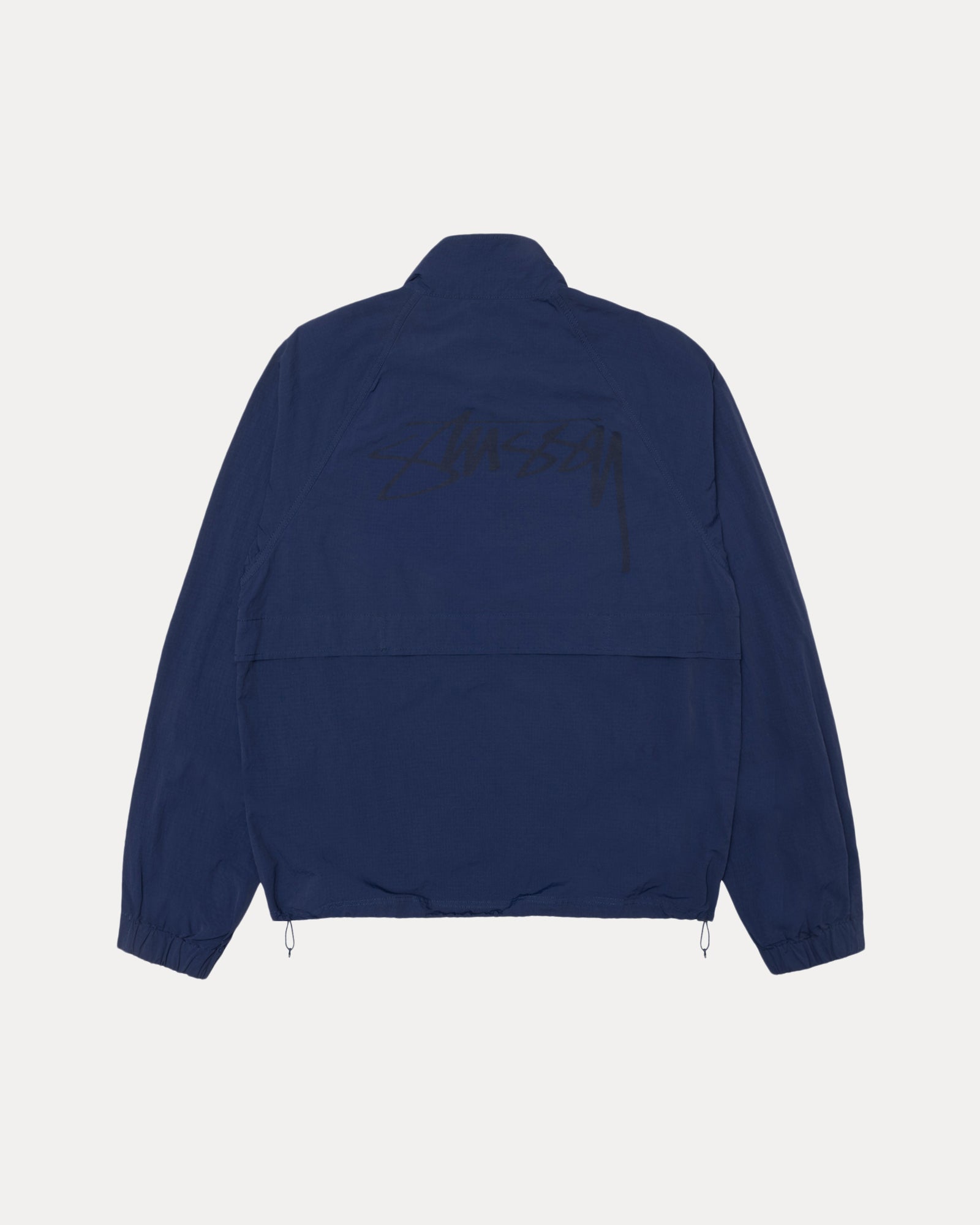 Warm Up Jacket Mens Long Sleeve Outerwear in Navy