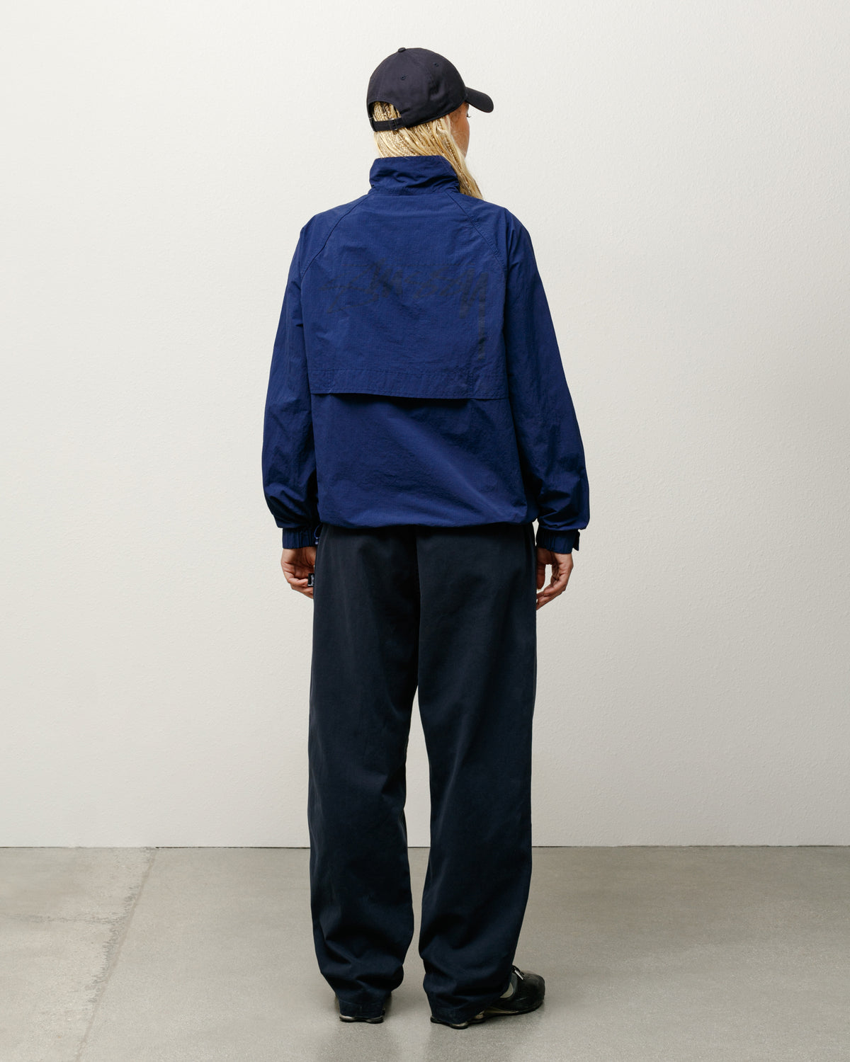 Warm Up Jacket – Navy | Outerwear | Stüssy Canada