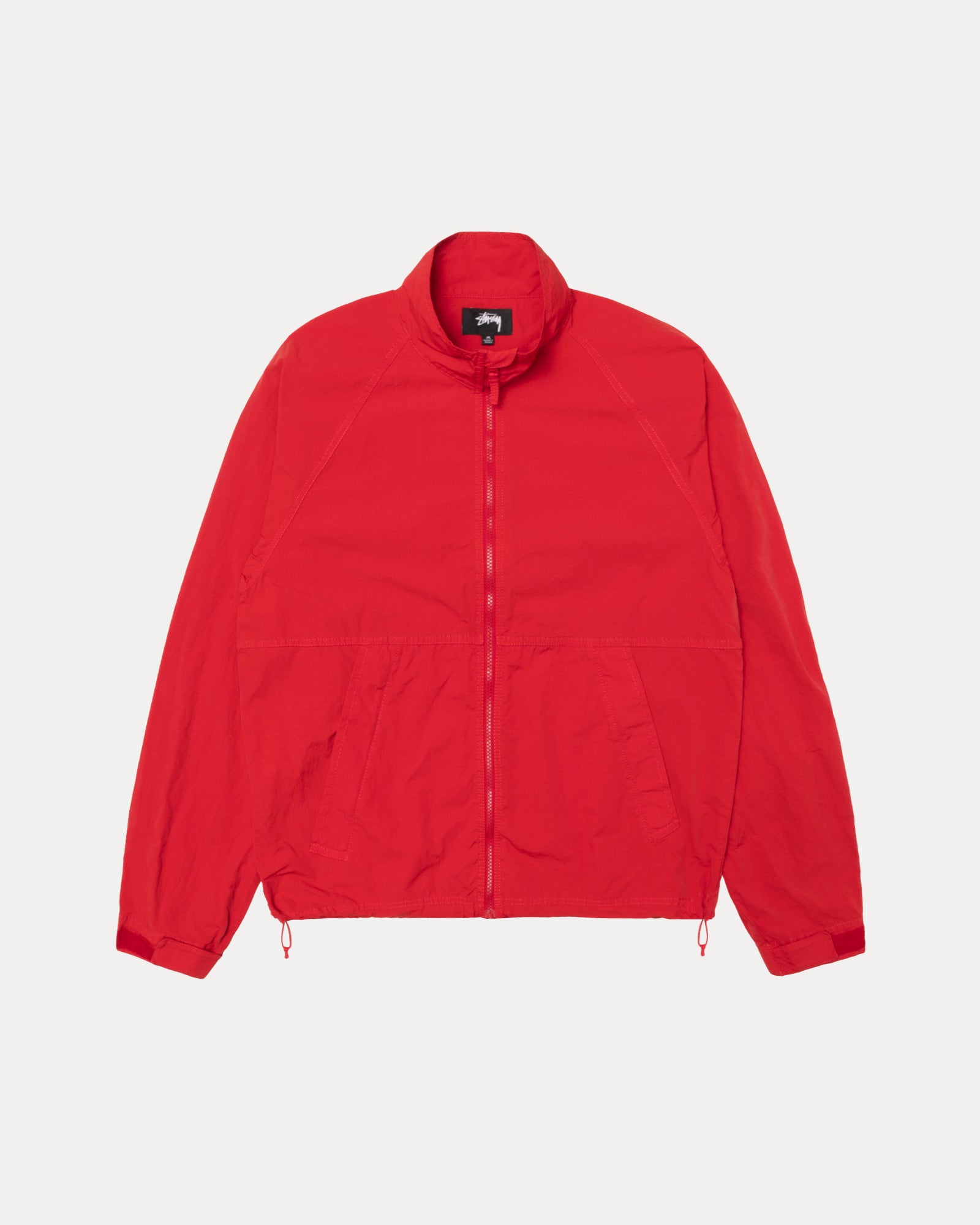 Warm Up Jacket Mens Long Sleeve In Red