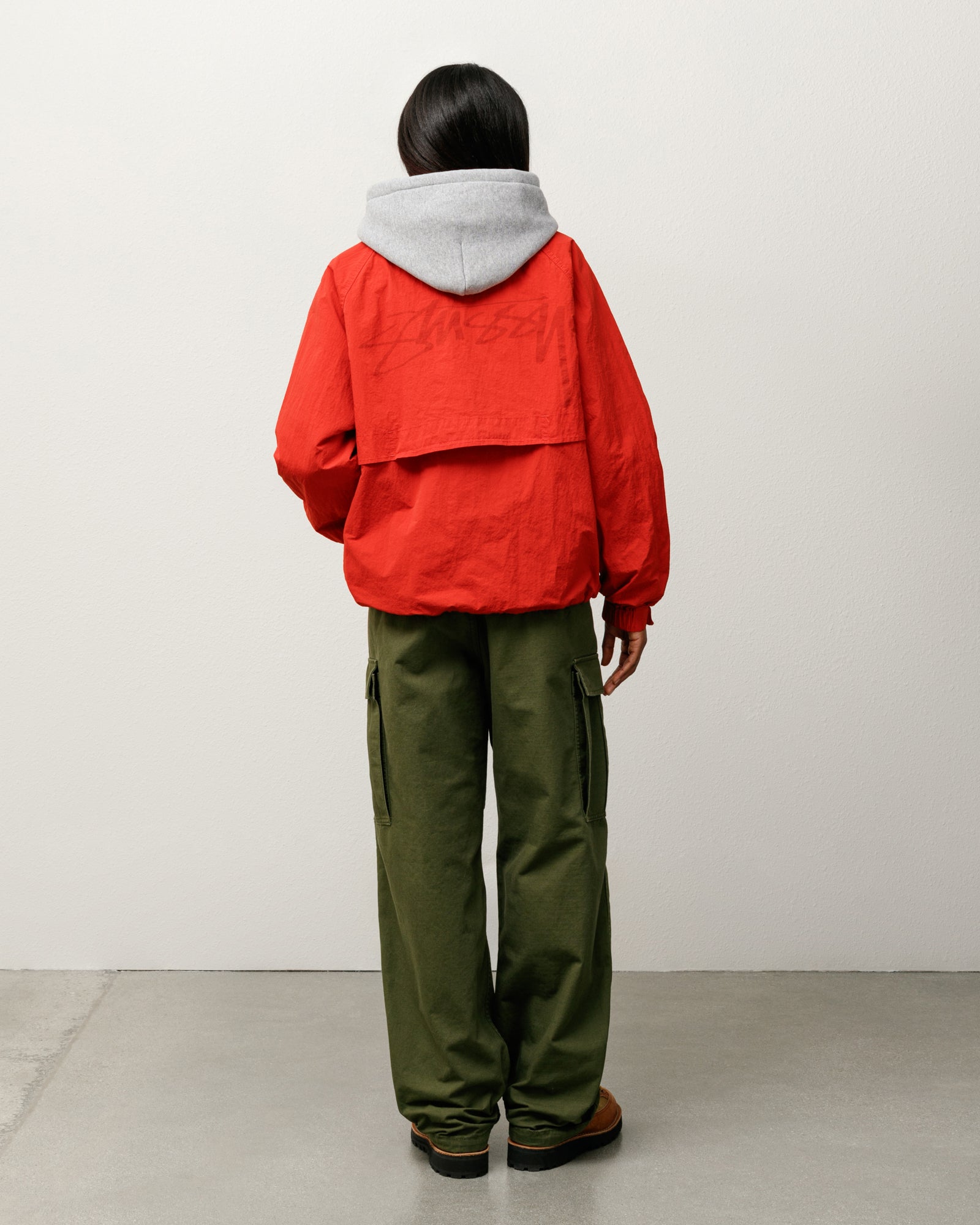 Warm Up Jacket – Red | Outerwear | Stüssy Canada