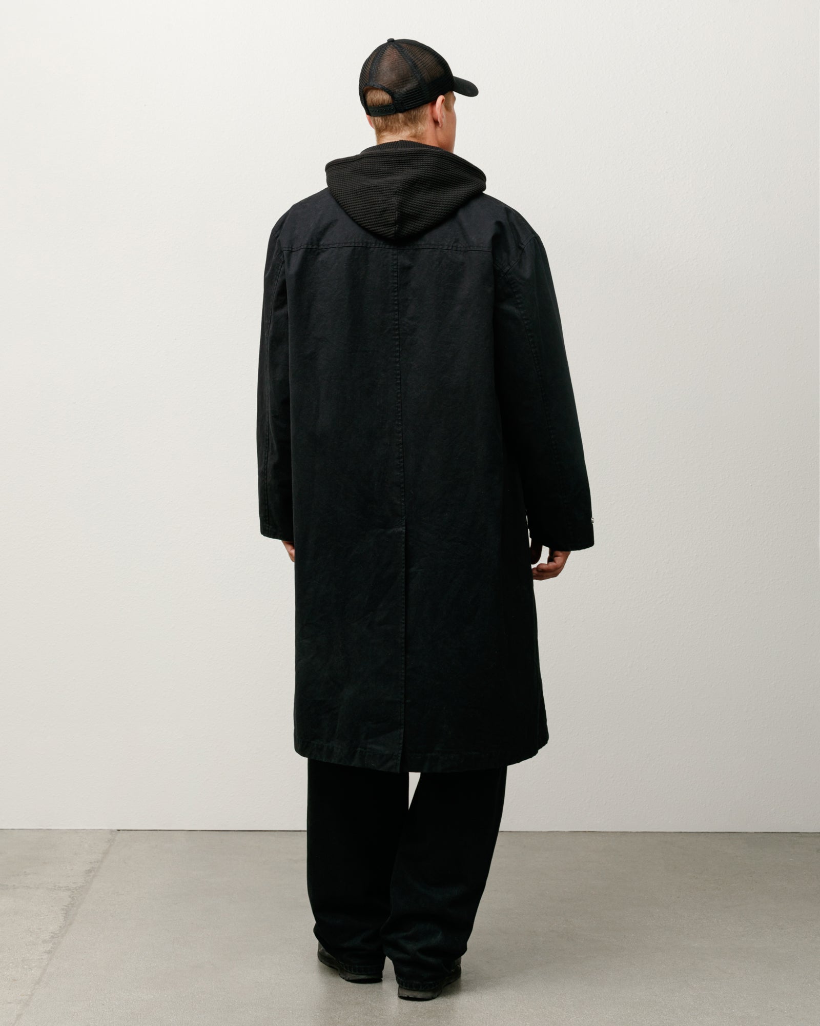 Duster Mens Long Sleeve In Black