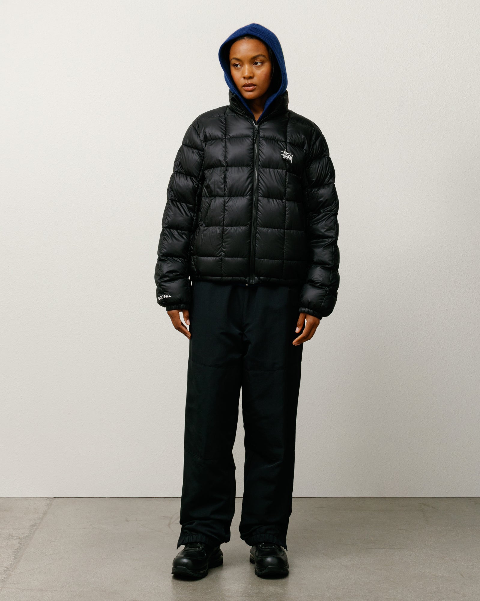 Midweight Puffer Mens Long Sleeve In Black