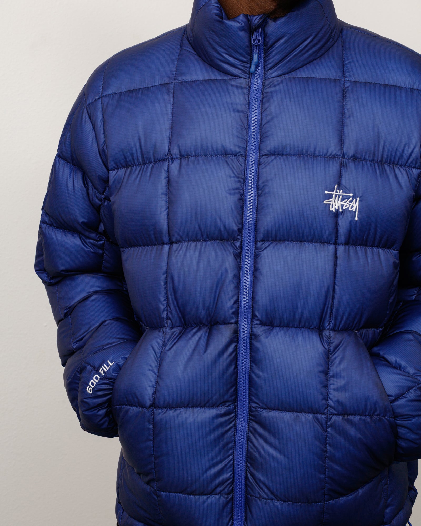 Midweight Puffer - Blue | Outerwear | Stüssy Canada