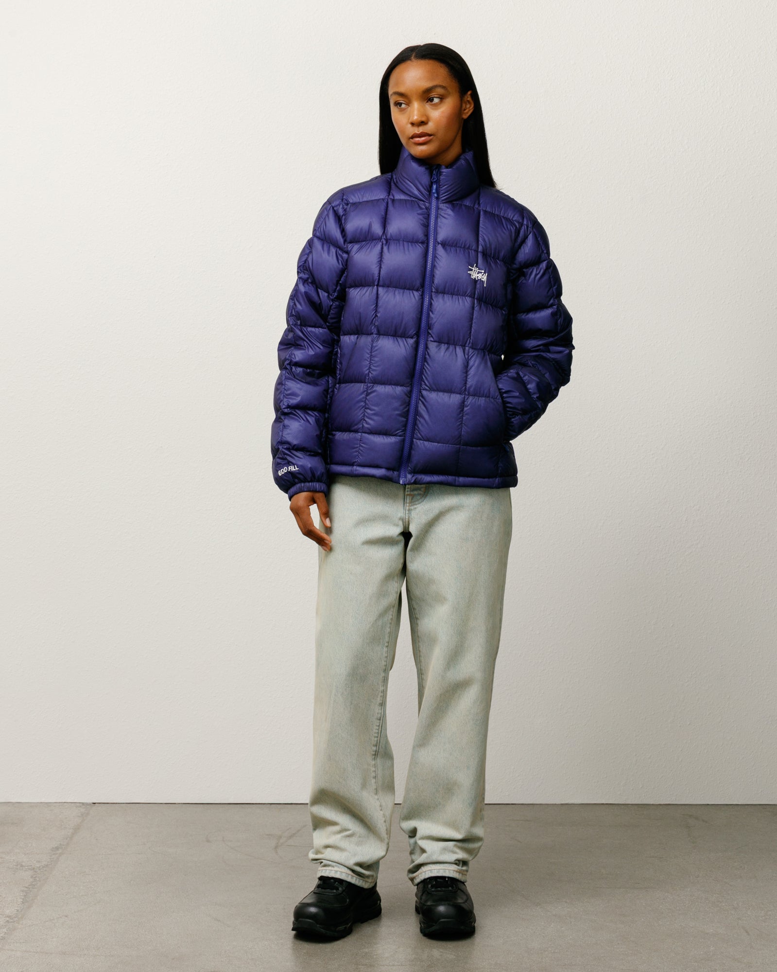 Midweight Puffer Mens Long Sleeve In Iris