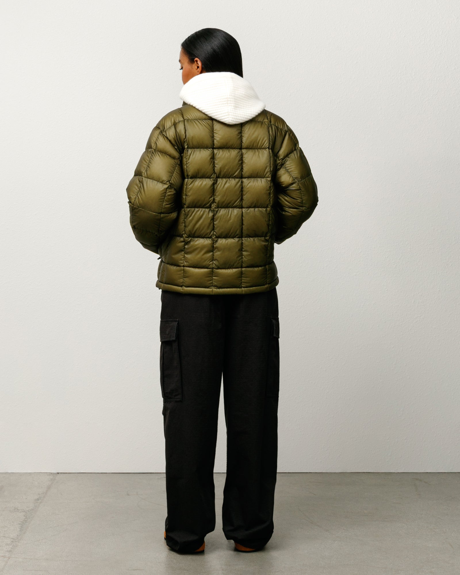 Midweight Puffer Mens Long Sleeve In Olive