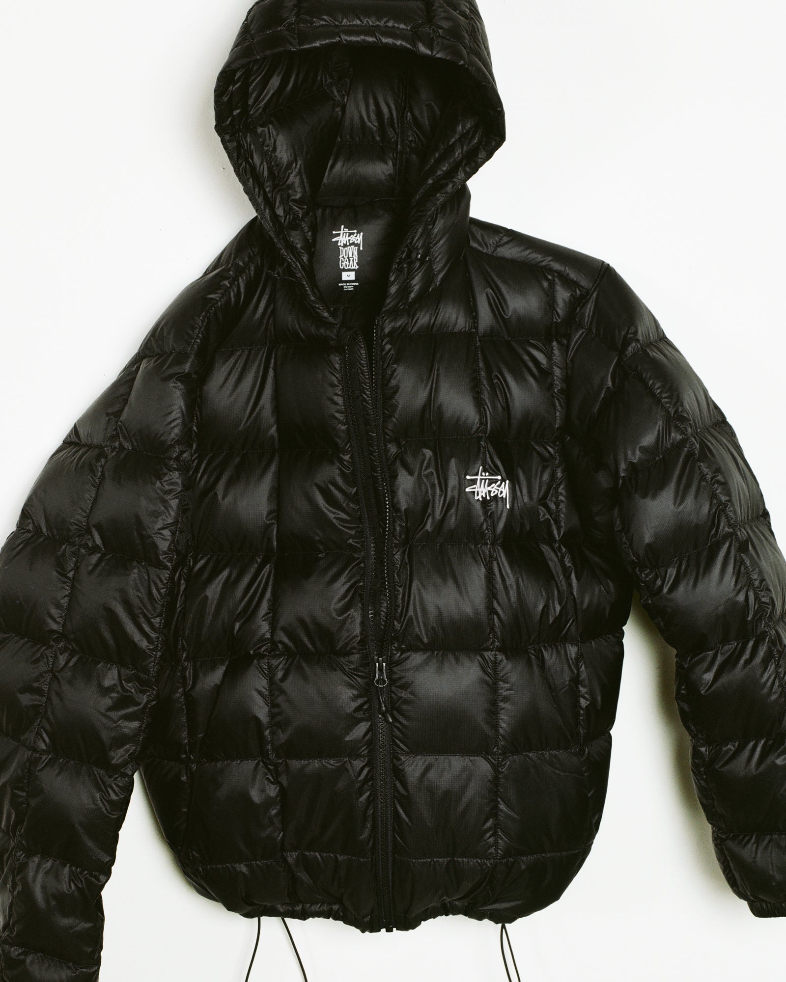 Midweight Hooded Puffer - Black | Outerwear | Stüssy Canada