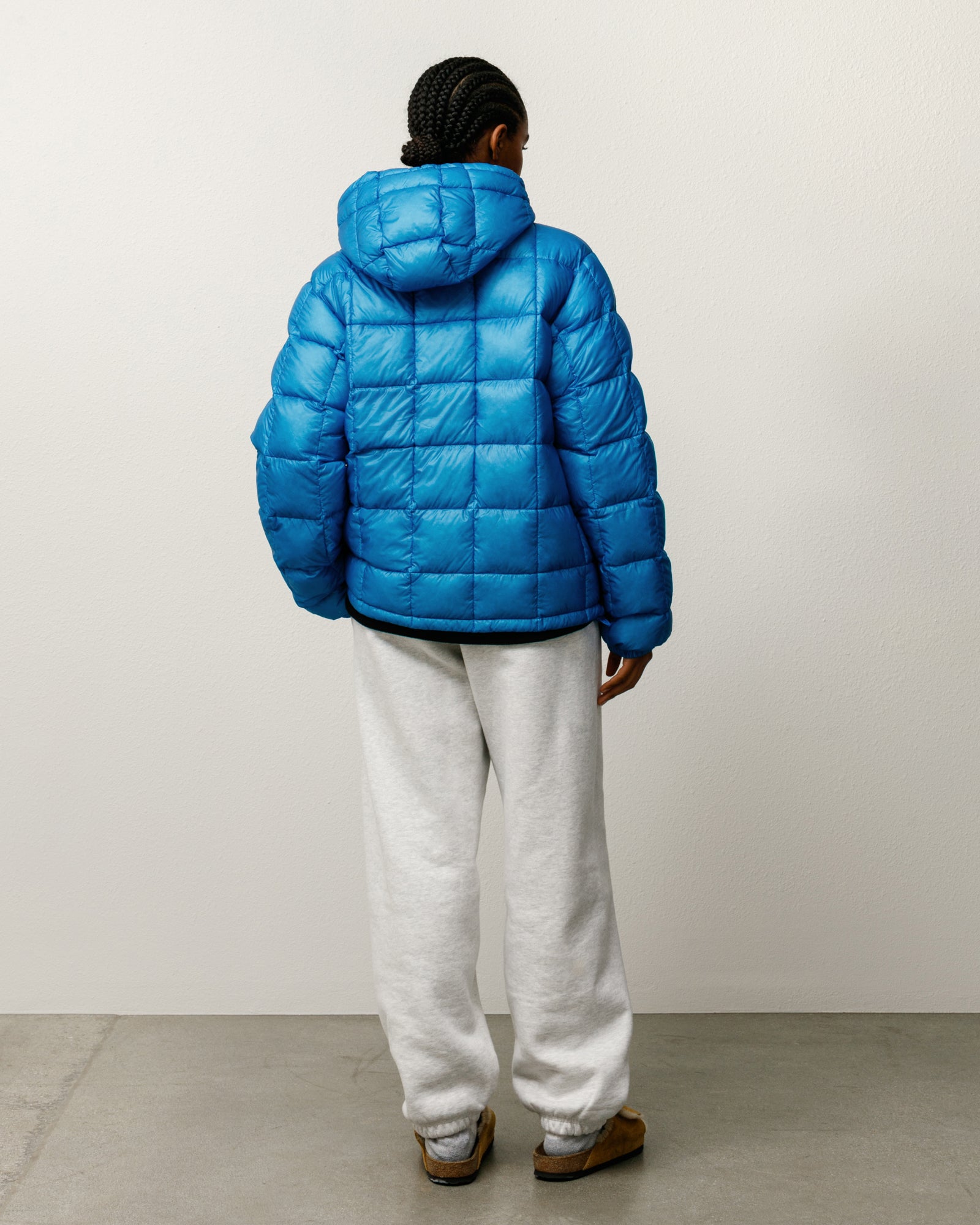 Midweight Hooded Puffer – Blue | Outerwear | Stüssy Canada