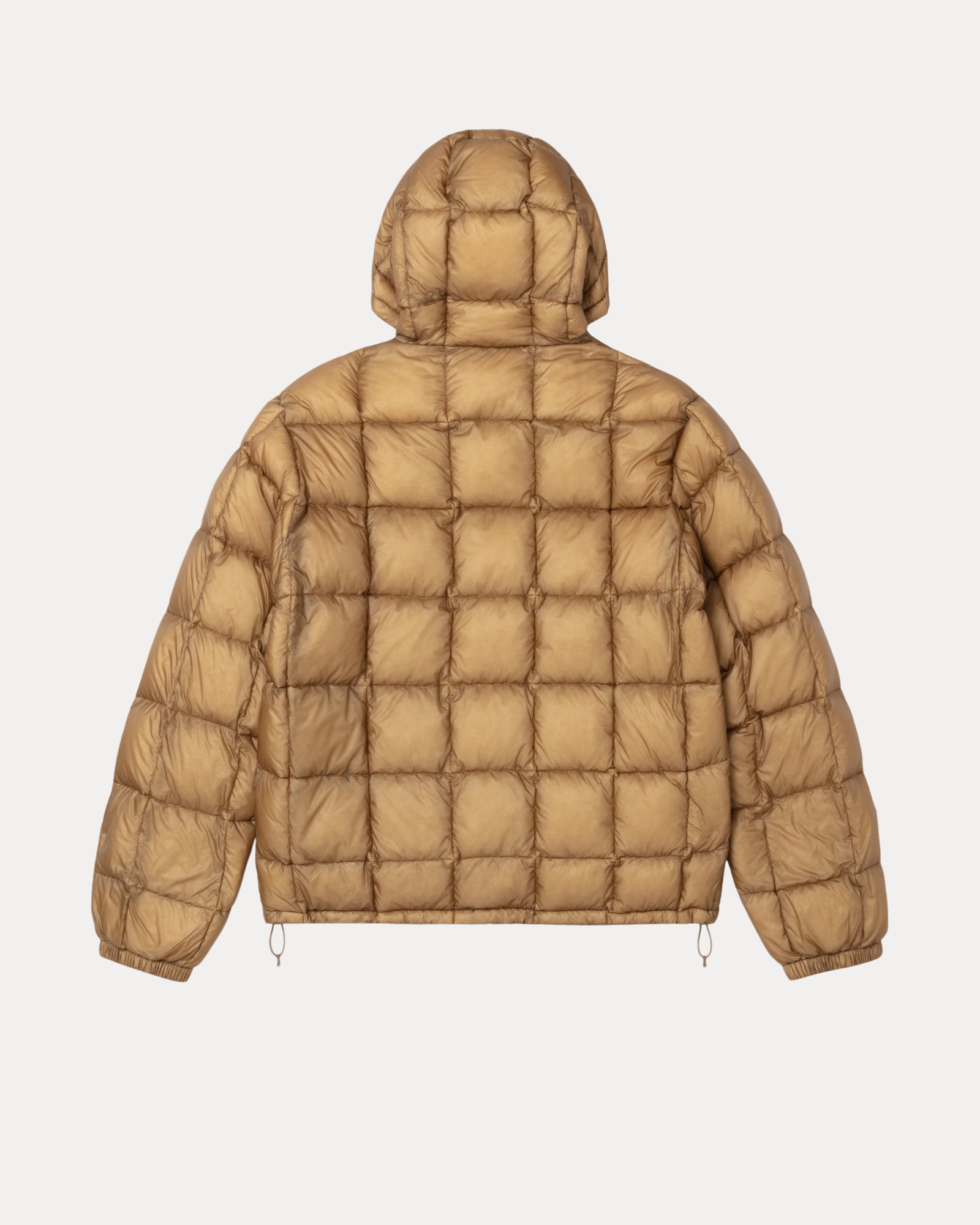 Midweight Hooded Puffer Mens Long Sleeve In Khaki