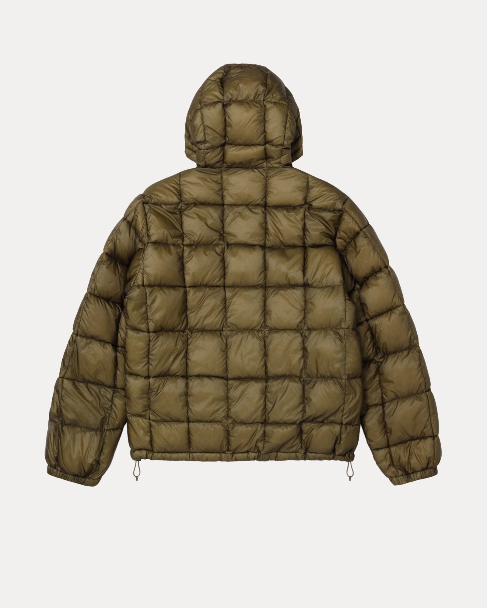 Midweight Hooded Puffer Mens Long Sleeve In Olive