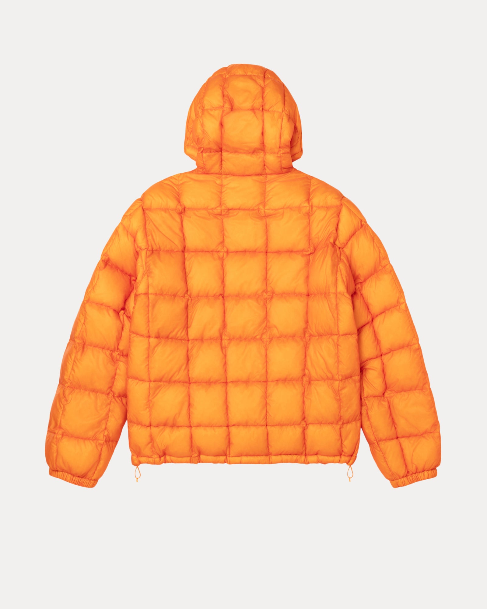 Midweight Hooded Puffer Mens Long Sleeve In Orange