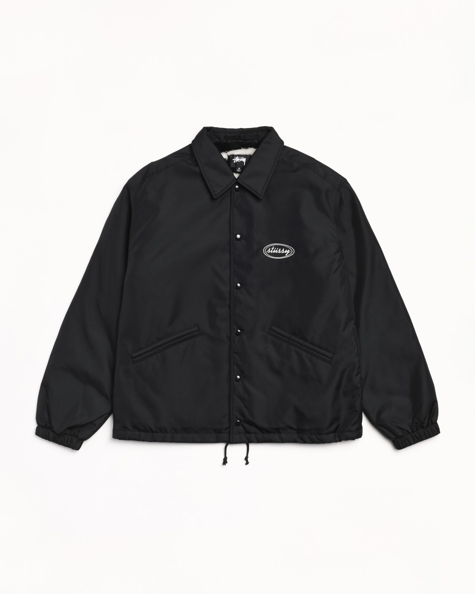Coaches Jacket – Black | Outerwear | Stüssy Canada