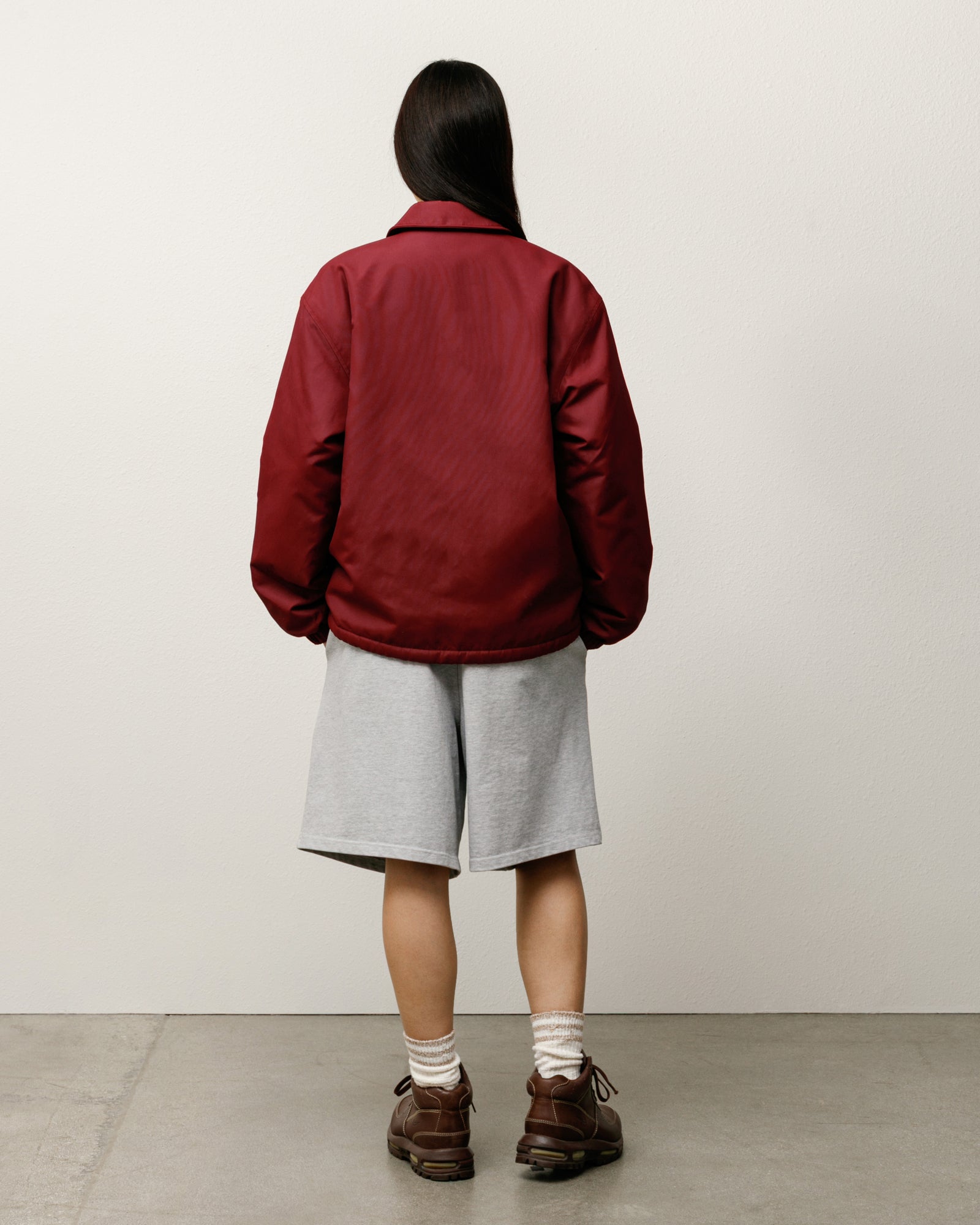 Coaches Jacket – Burgundy | Outerwear | Stüssy Canada