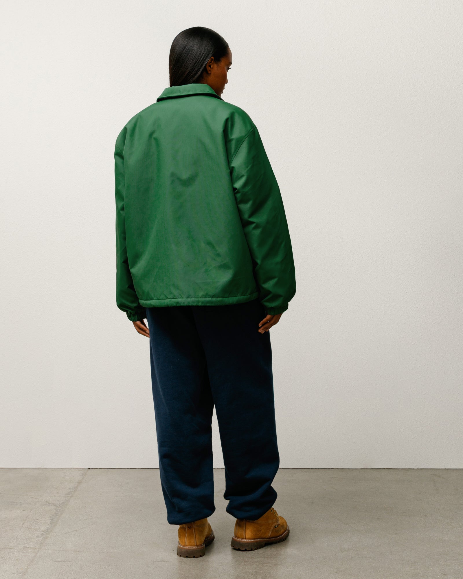Coaches Jacket – Green | Outerwear | Stüssy Canada