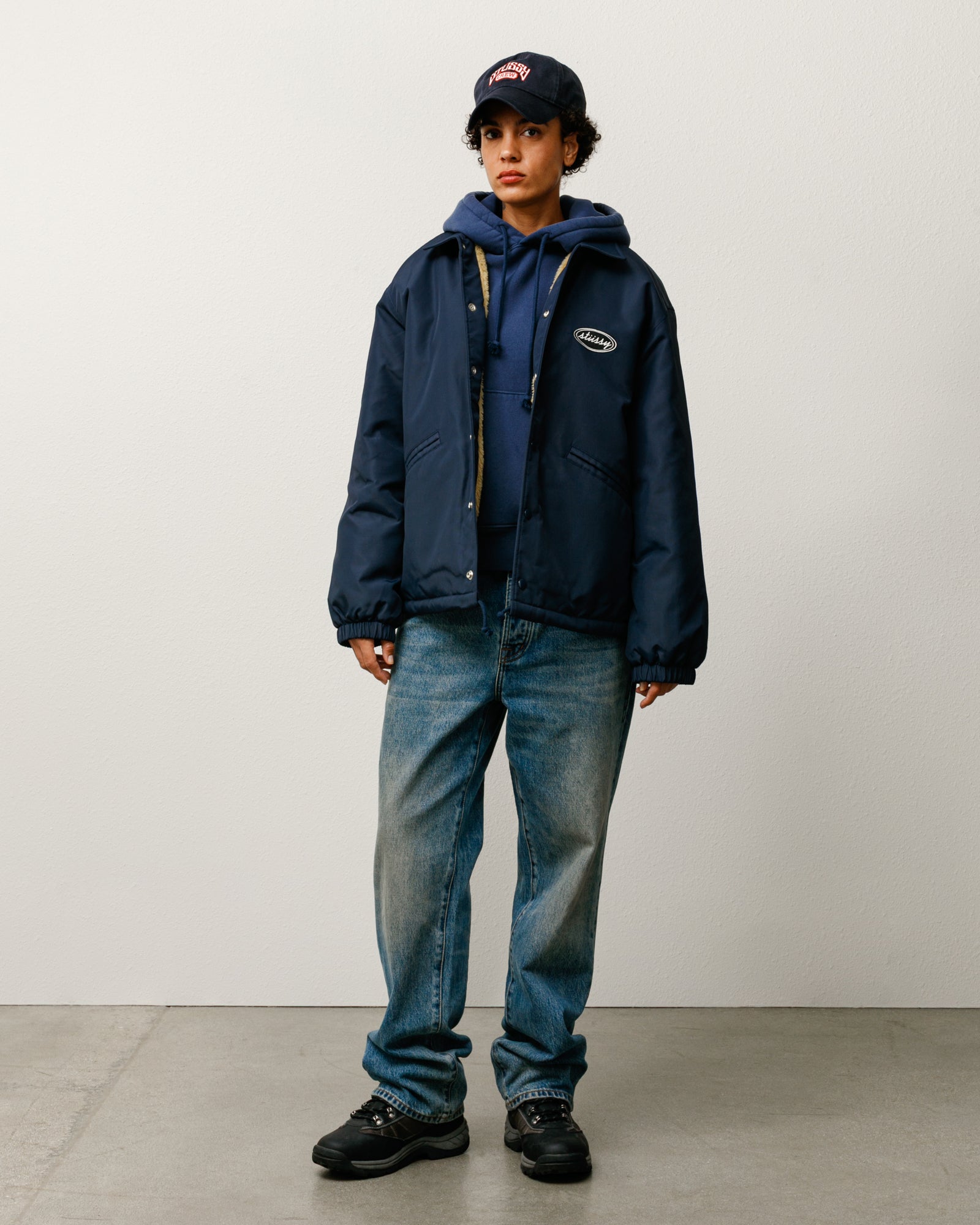 Coaches Jacket – Navy | Outerwear | Stüssy Canada