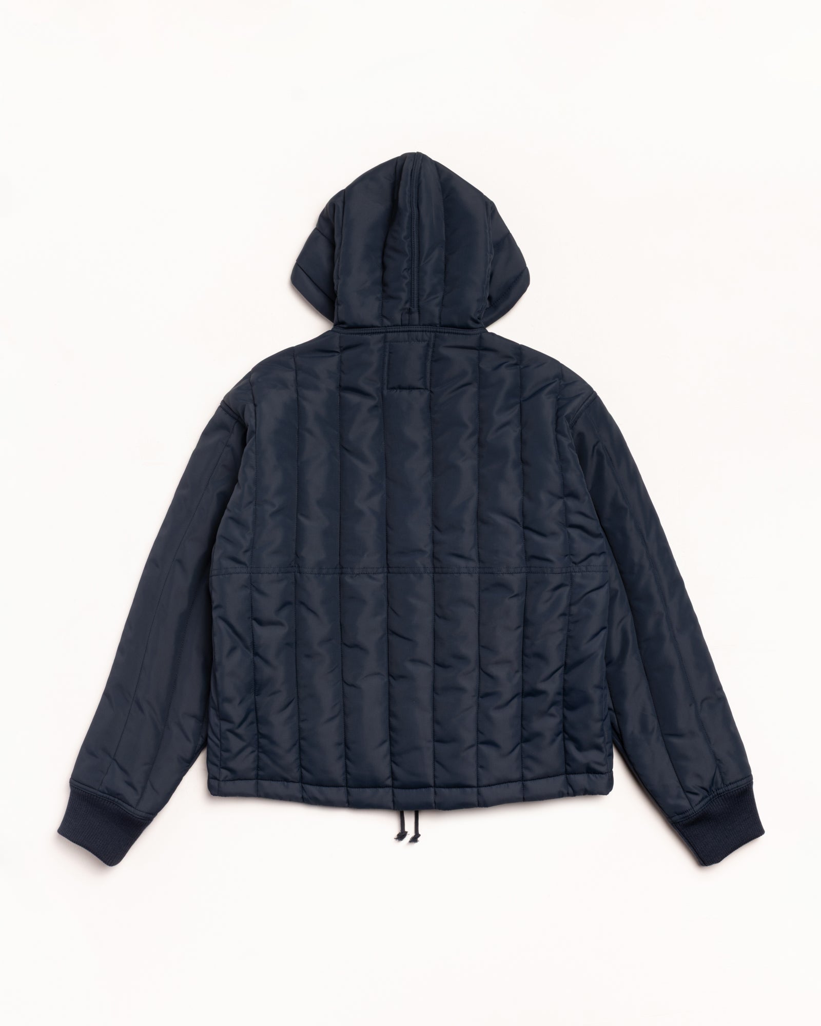 Work Jacket Quilted Nylon Mens Long Sleeve In Navy