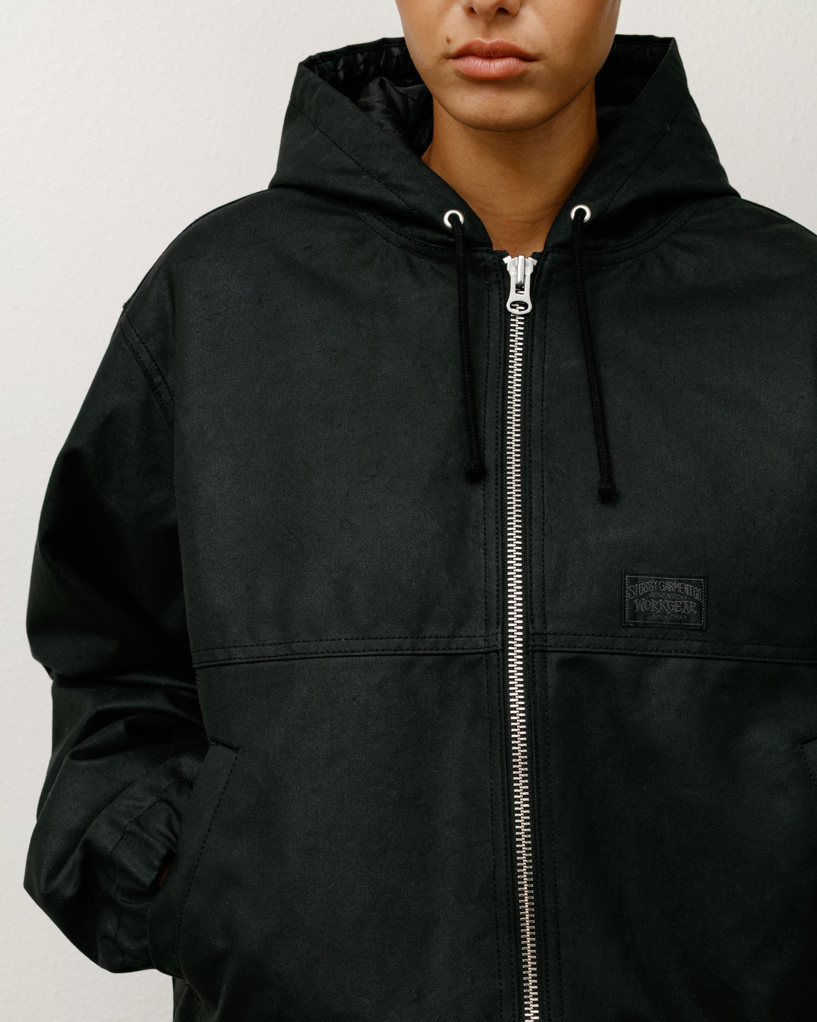 WAXED COTTON WORK JACKET