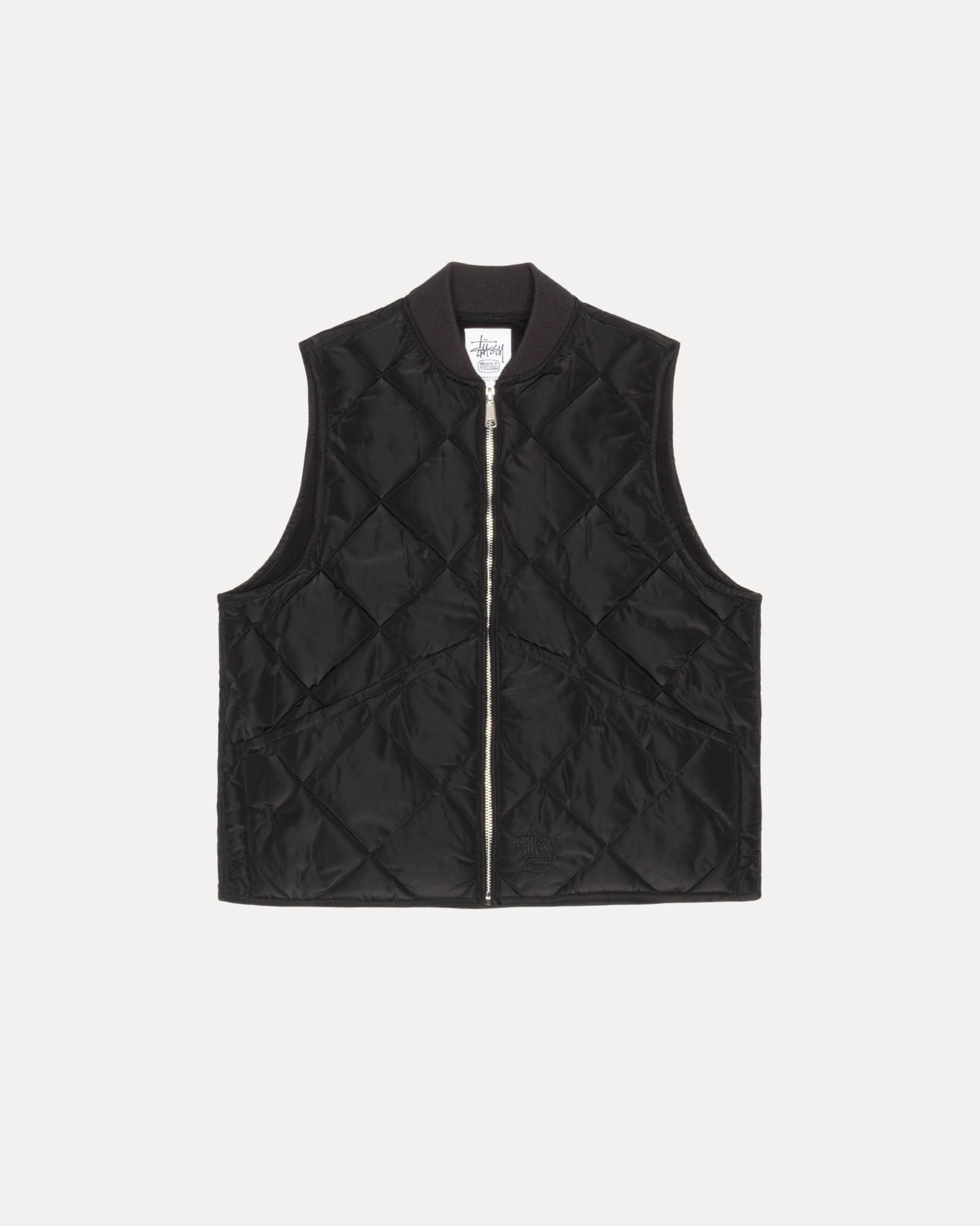 Insulated Vest Mens Sleeveless In Black