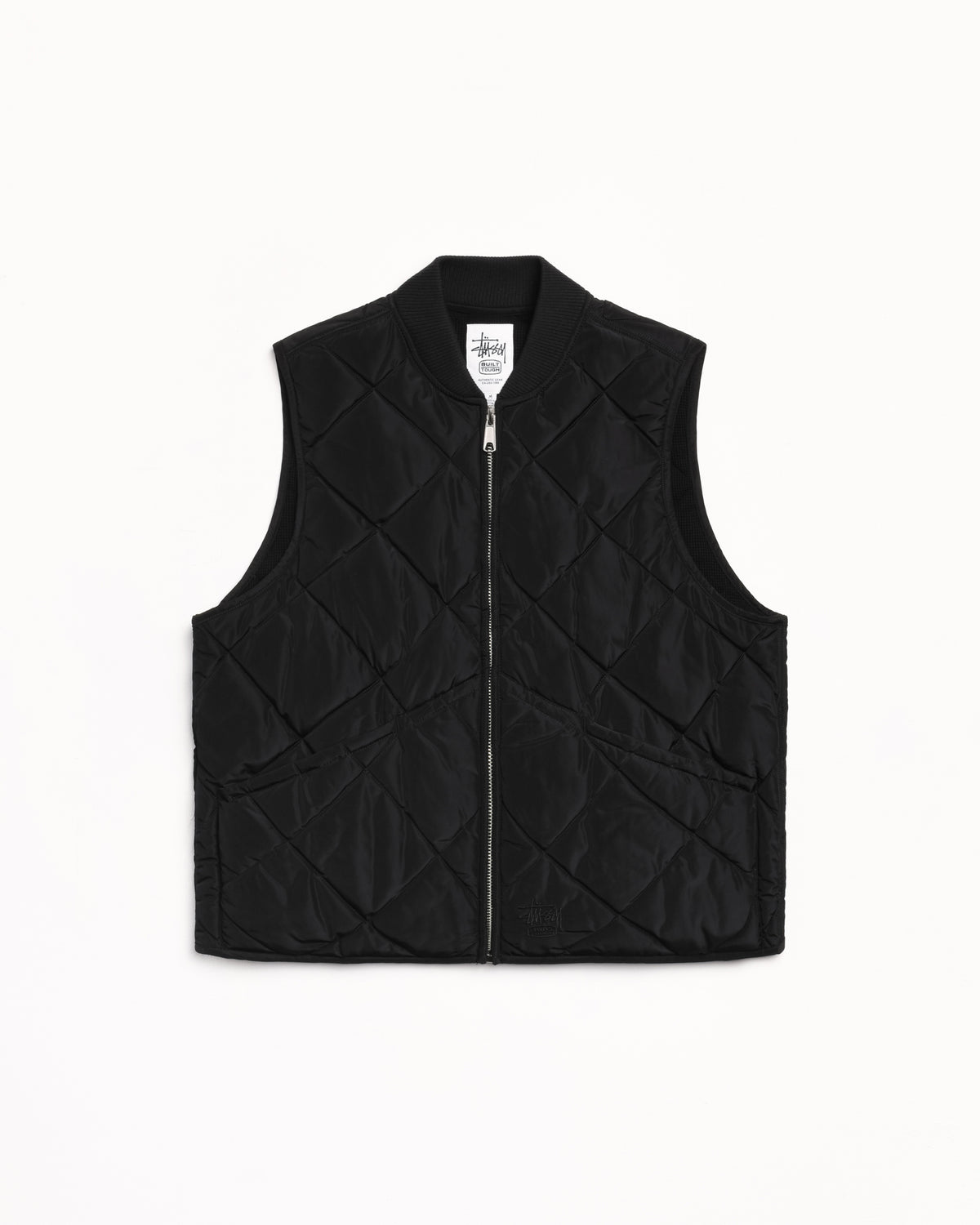 Thermal Lined Quilted Vest – Black | Outerwear | Stüssy Canada