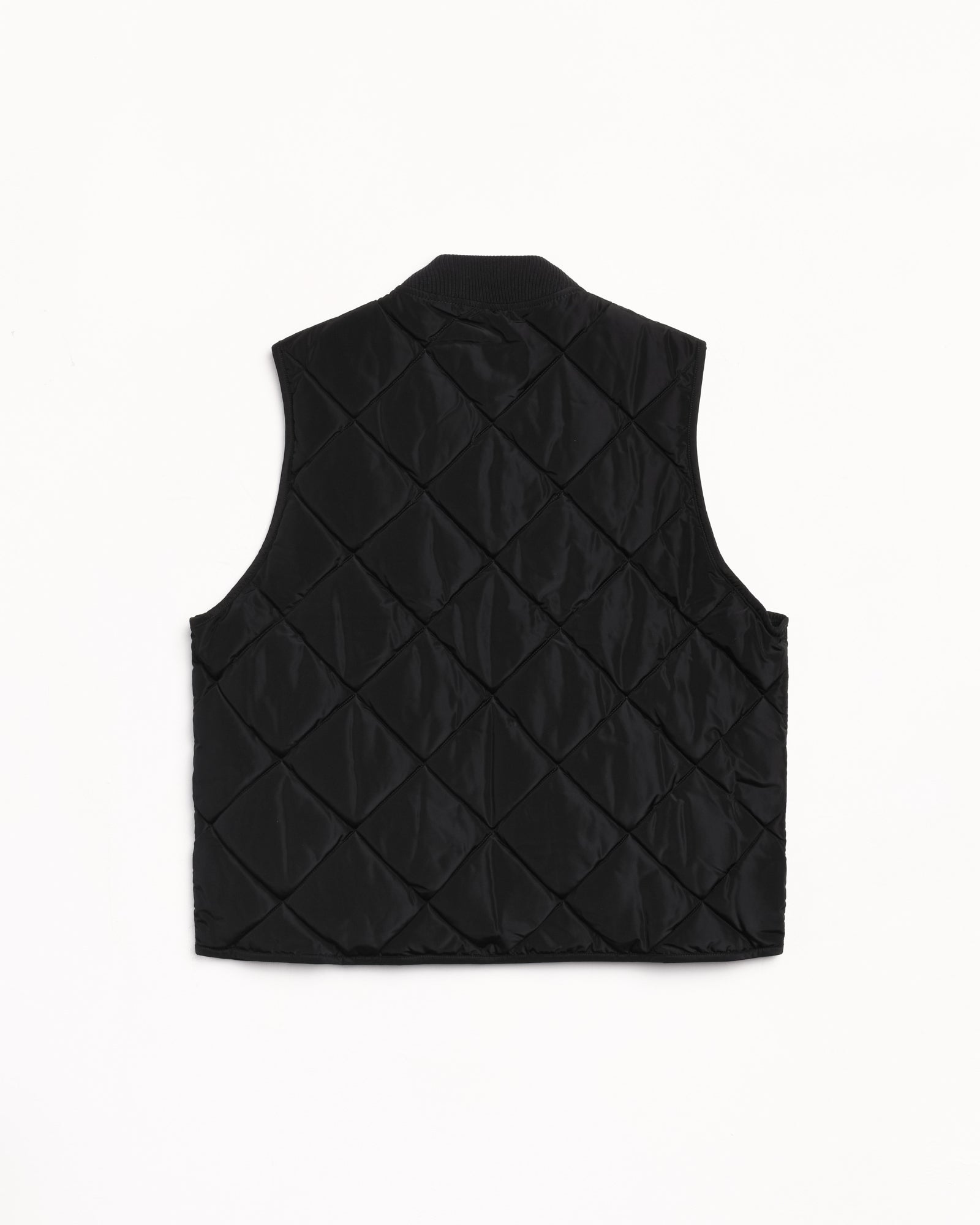 Thermal Lined Quilted Vest – Black | Outerwear | Stüssy Canada