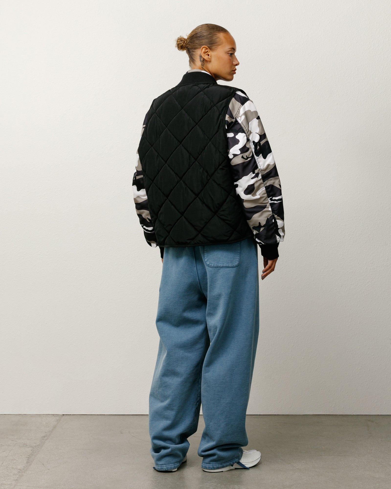 Insulated Vest Mens Sleeveless In Black