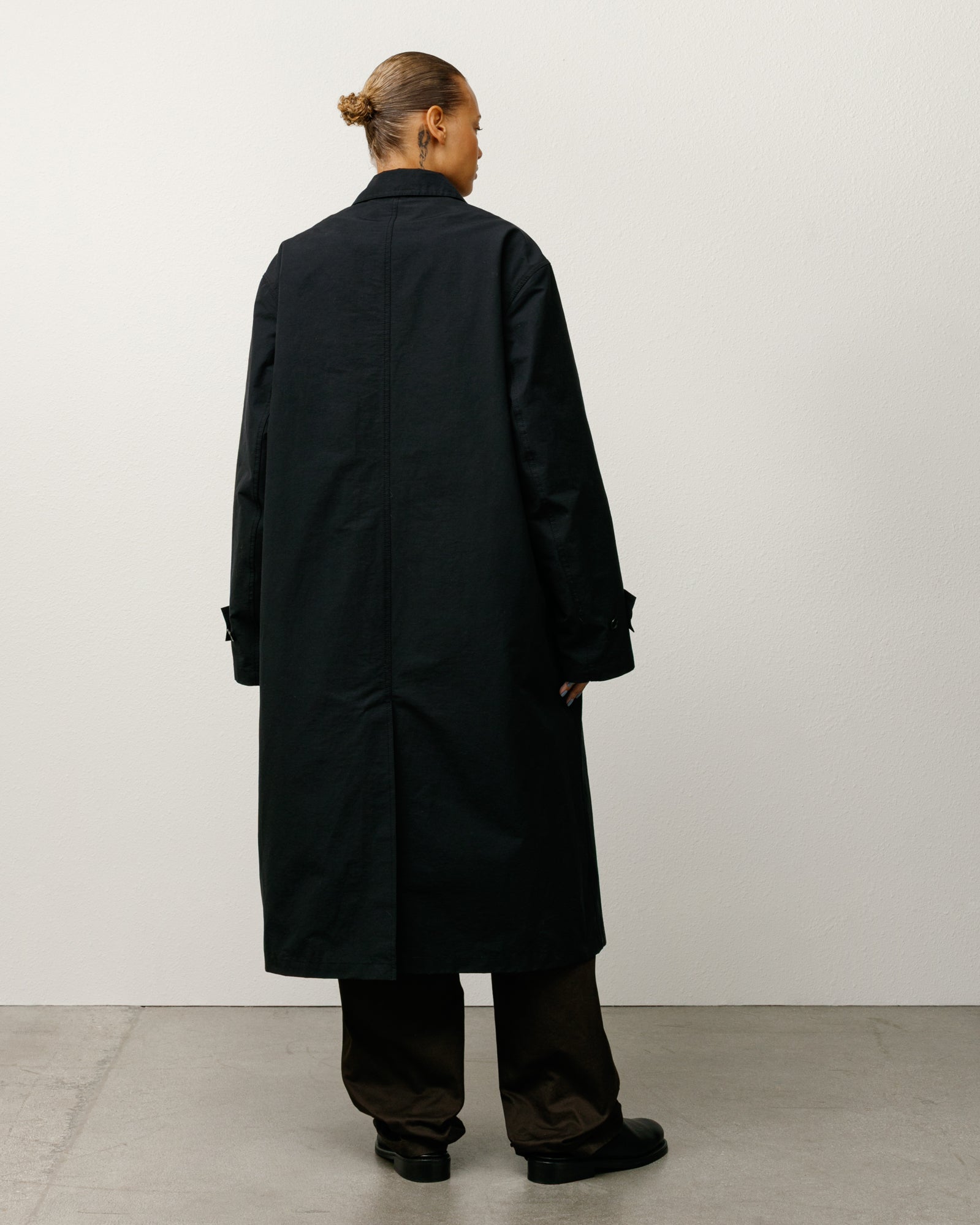 All Season Trench Mens Long Sleeve In Black