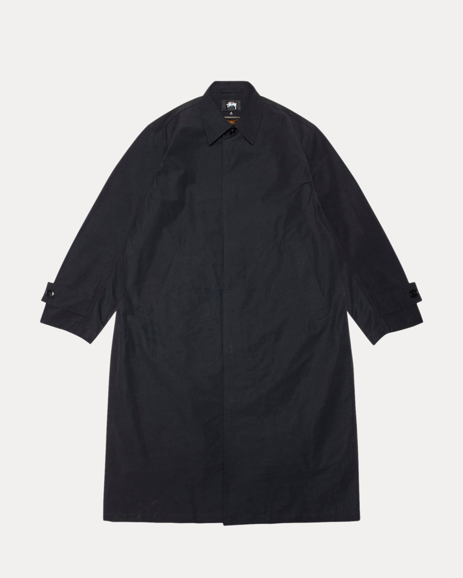 All Season Trench Mens Long Sleeve In Black