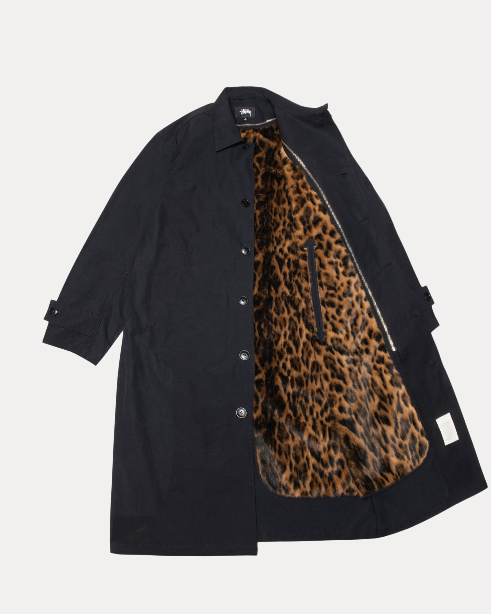 All Season Trench Mens Long Sleeve In Black