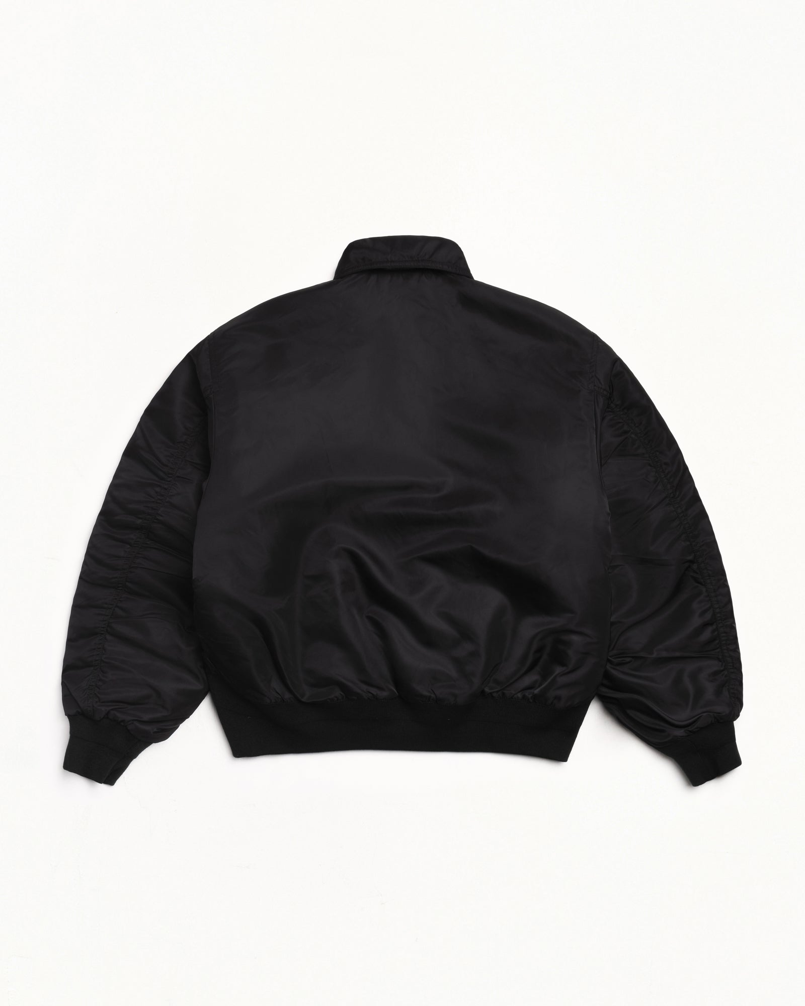 00s～　STUSSY MA-1 BOMBER JACKET 　BLACK 00s～ STUSSY MA-1 BOMBER JACKET BLACK Stussy Built