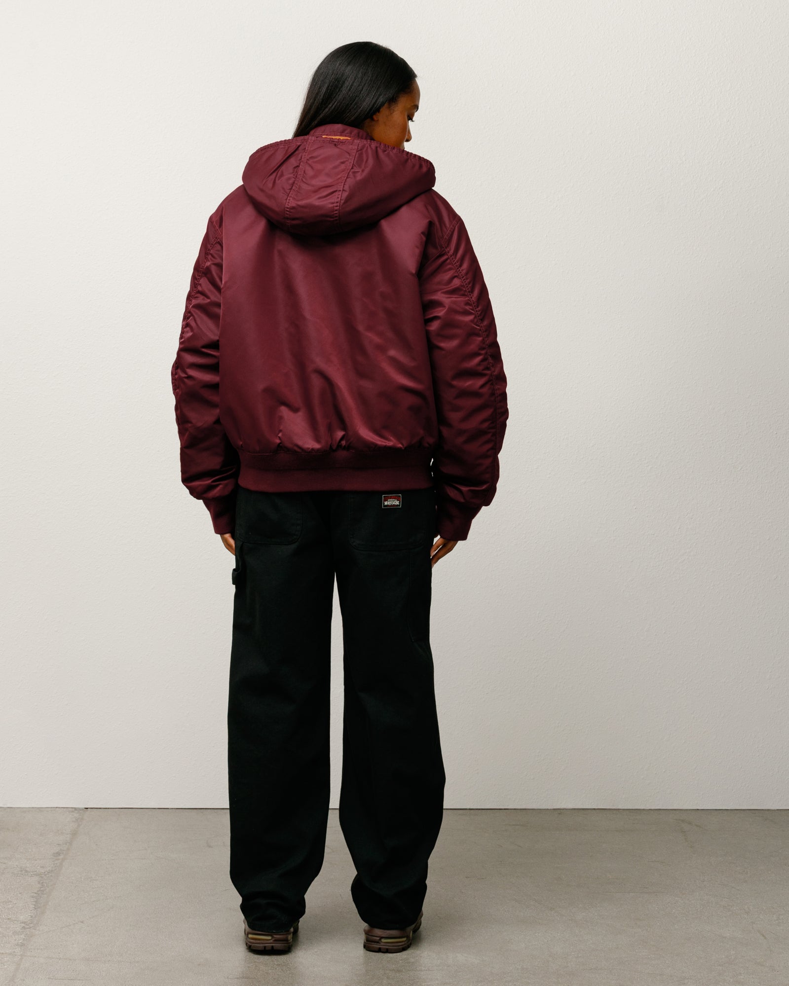 Flight Bomber – Burgundy | Outerwear | Stüssy Canada