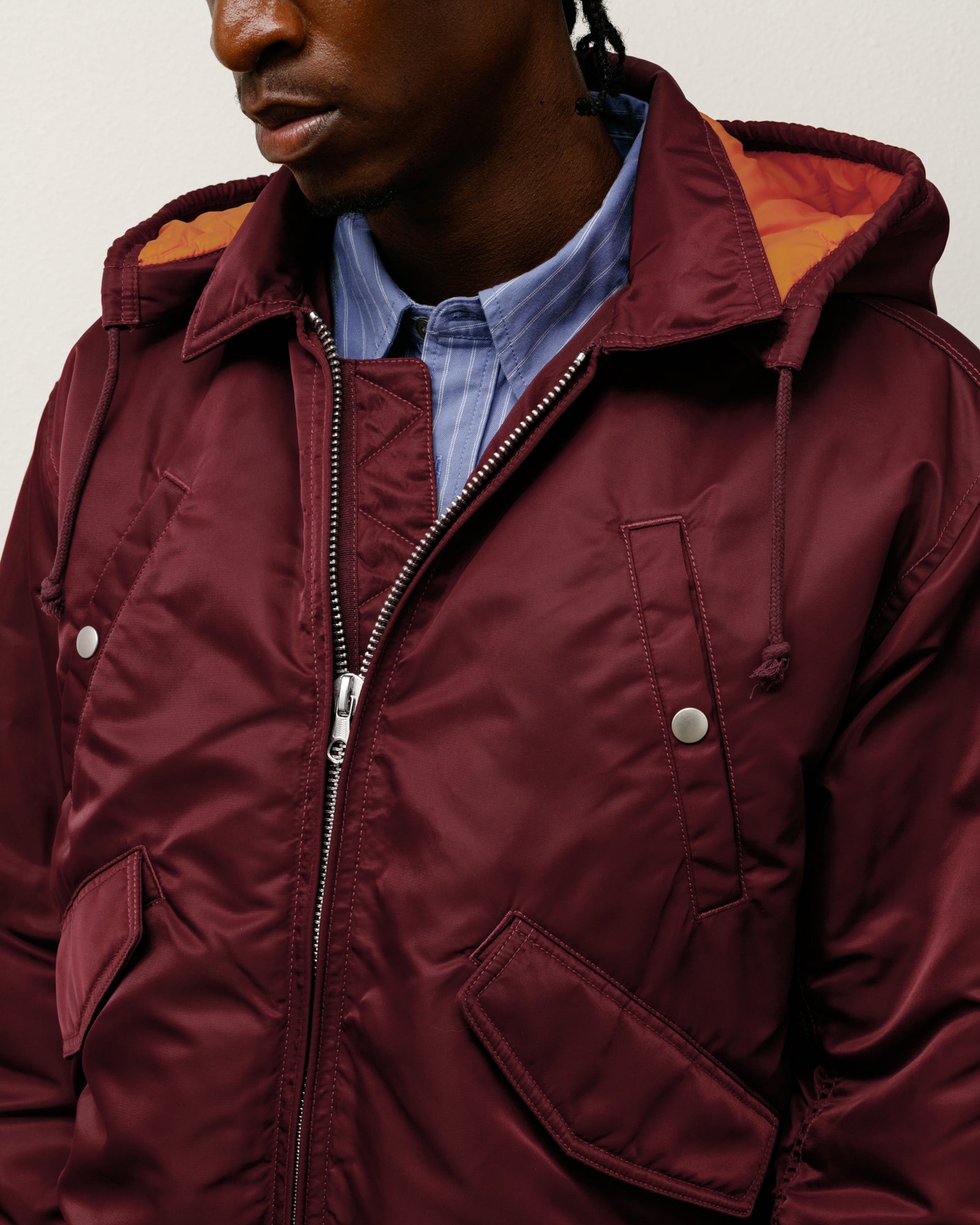 Flight Bomber – Burgundy | Outerwear | Stüssy Canada