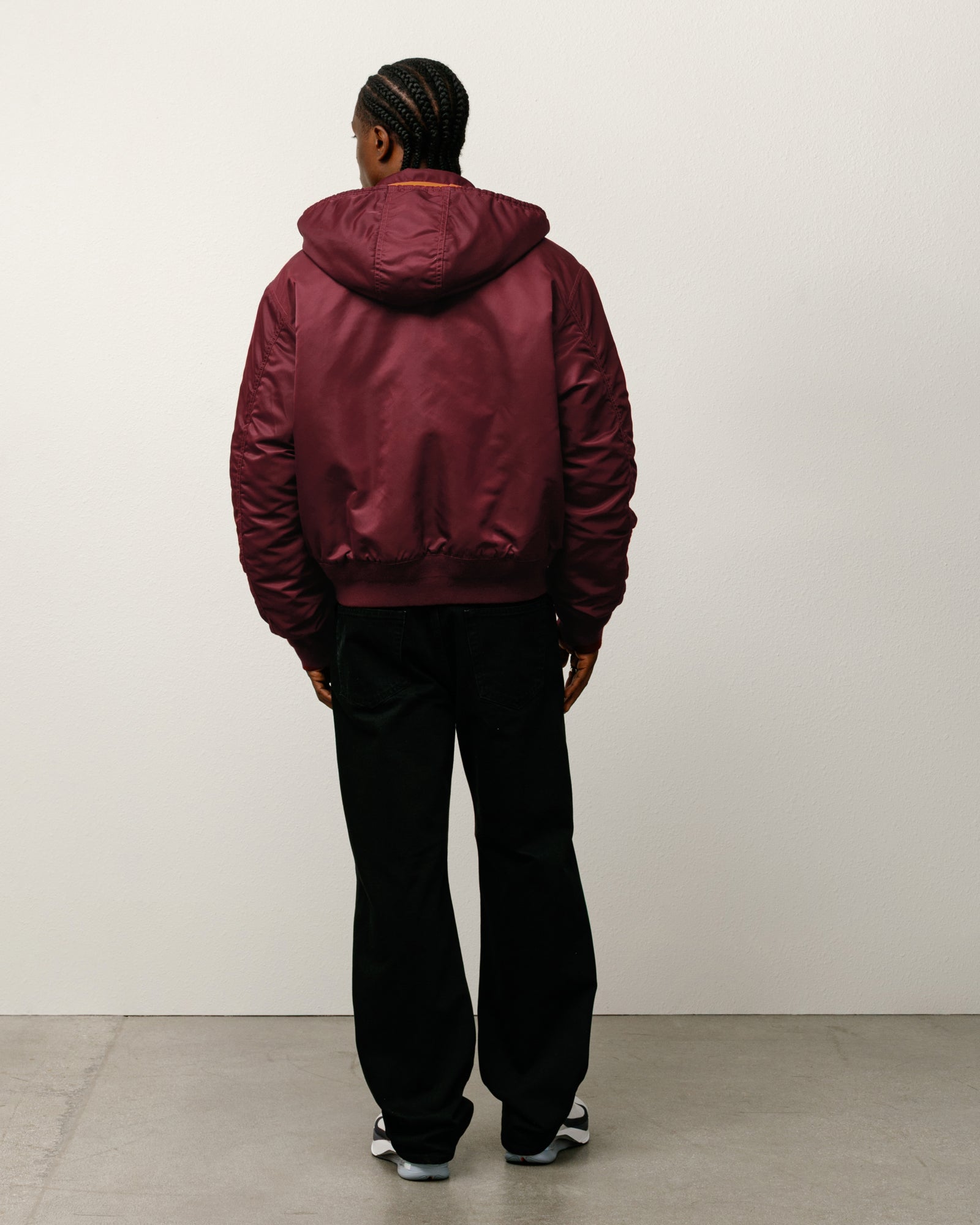 Flight Bomber – Burgundy | Outerwear | Stüssy Canada