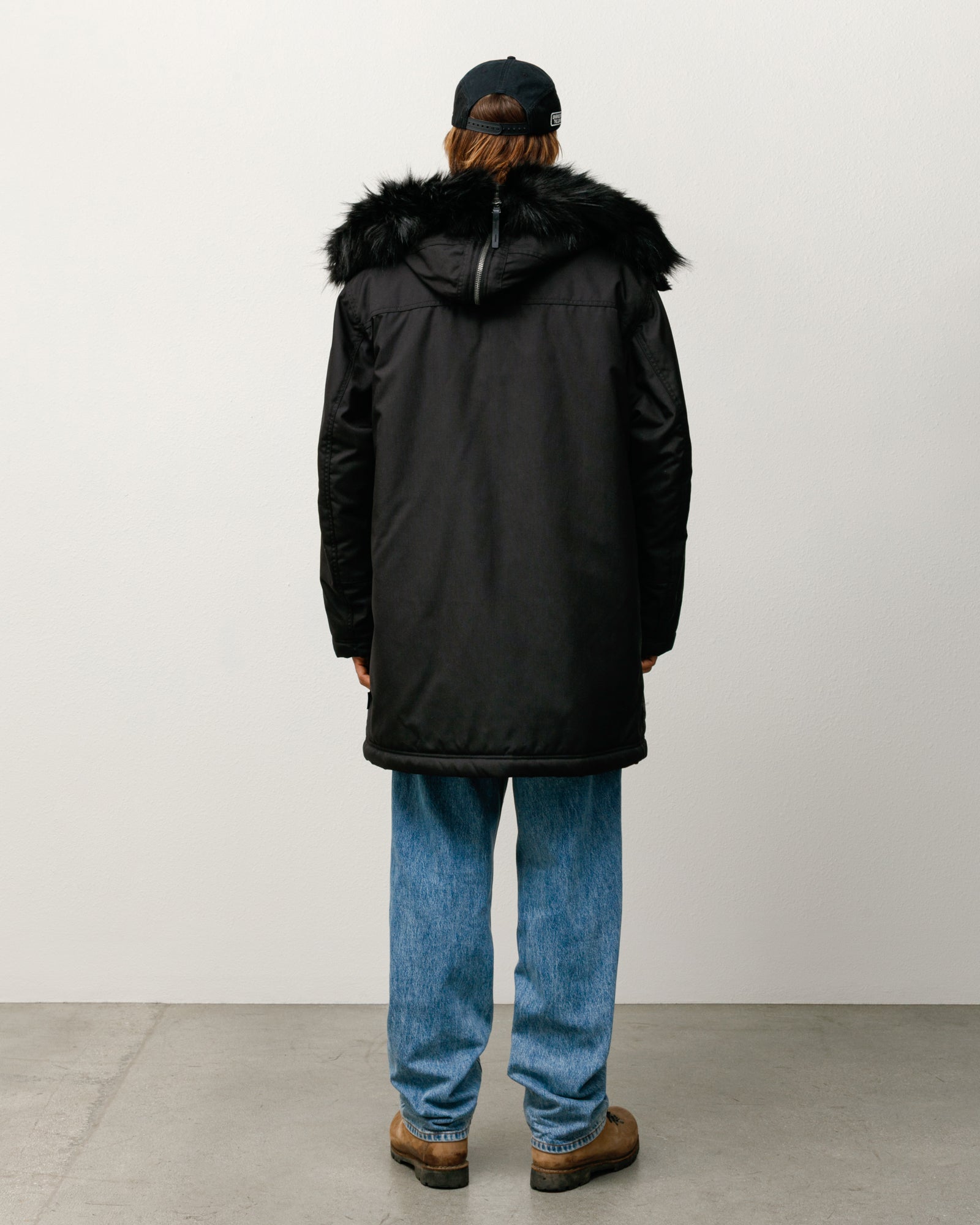 Stüssy Alpha Winter Parka – Black | Outerwear | Stüssy Canada