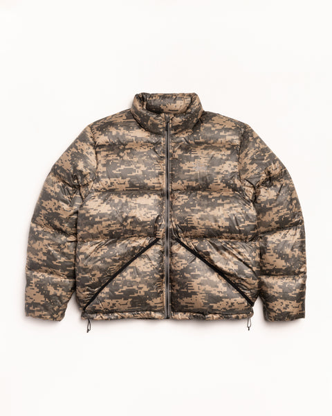 Micro Ripstop Down Mock Mens Long Sleeve In Digi Camo