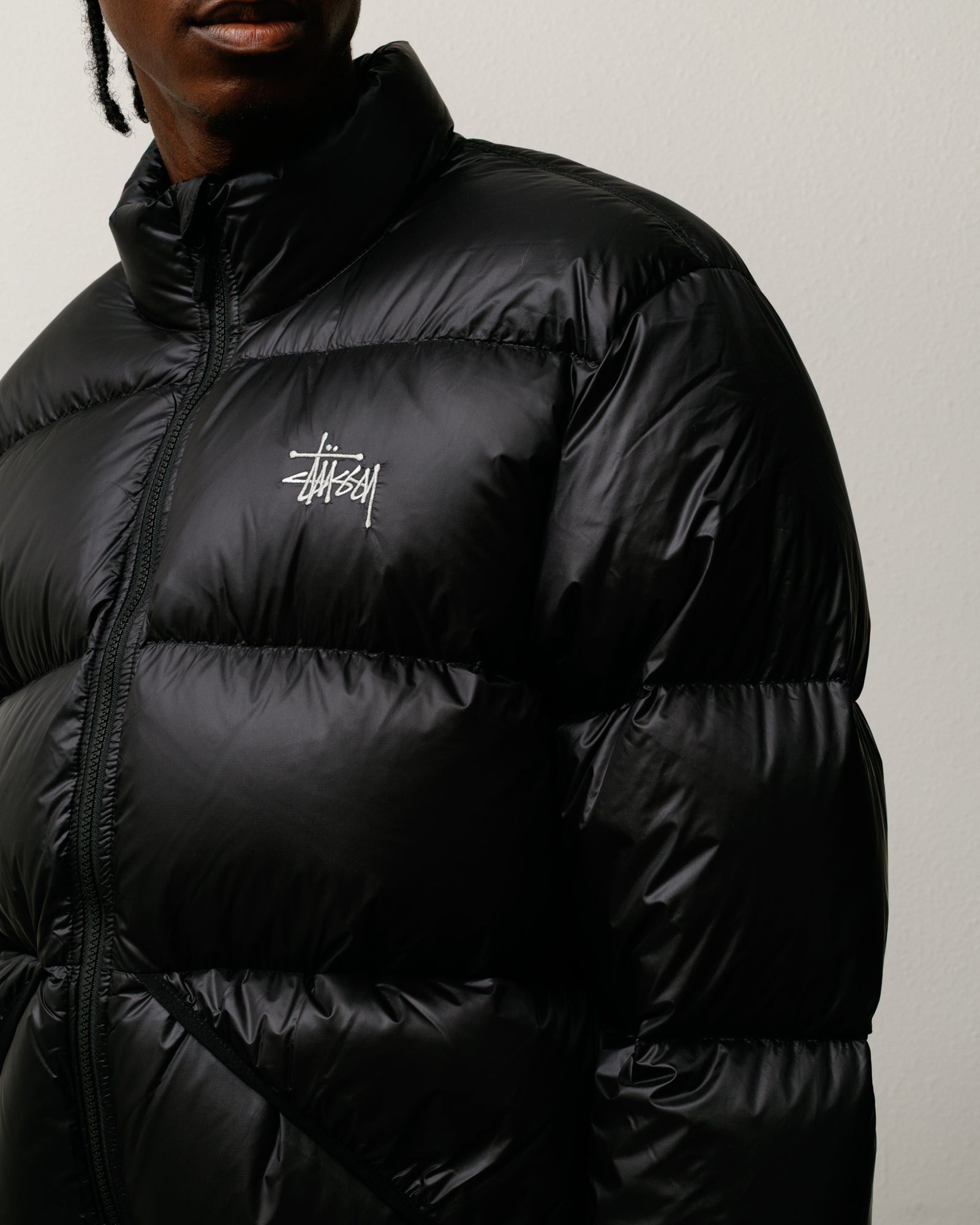 Micro Ripstop Down Jacket – Jet Black | Outerwear | Stüssy Canada