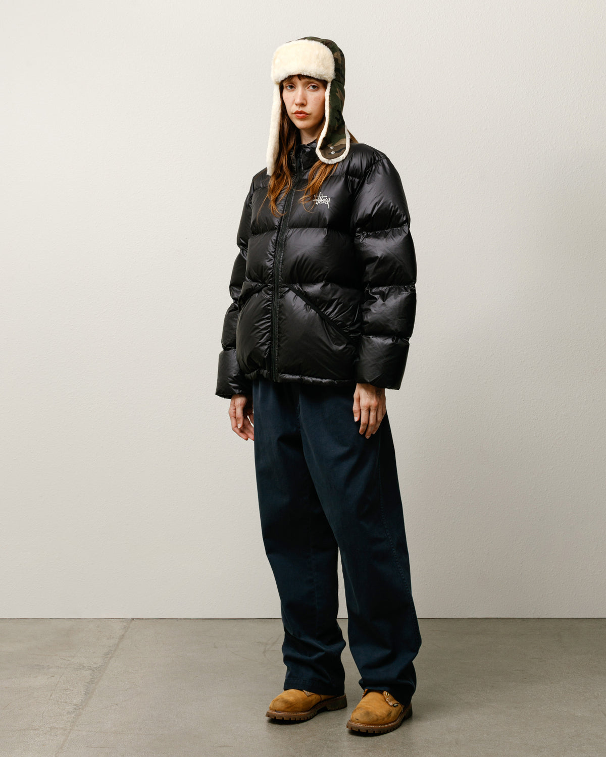 Micro Ripstop Down Jacket – Jet Black | Outerwear | Stüssy Canada