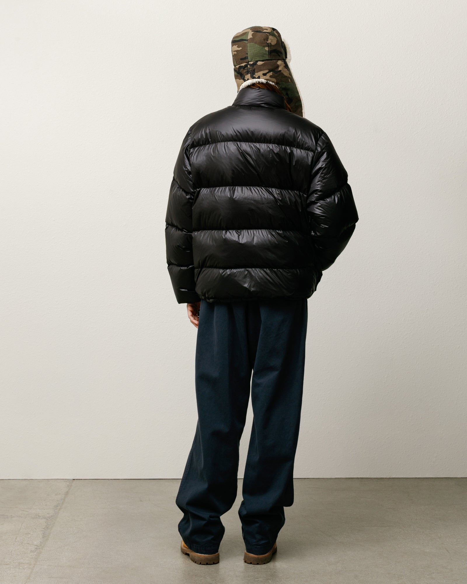 【希少】stussy RIPSTOP DOWN PUFFER JACKET Stussy - Micro Ripstop Down Parka Black – FLAVOUR '99