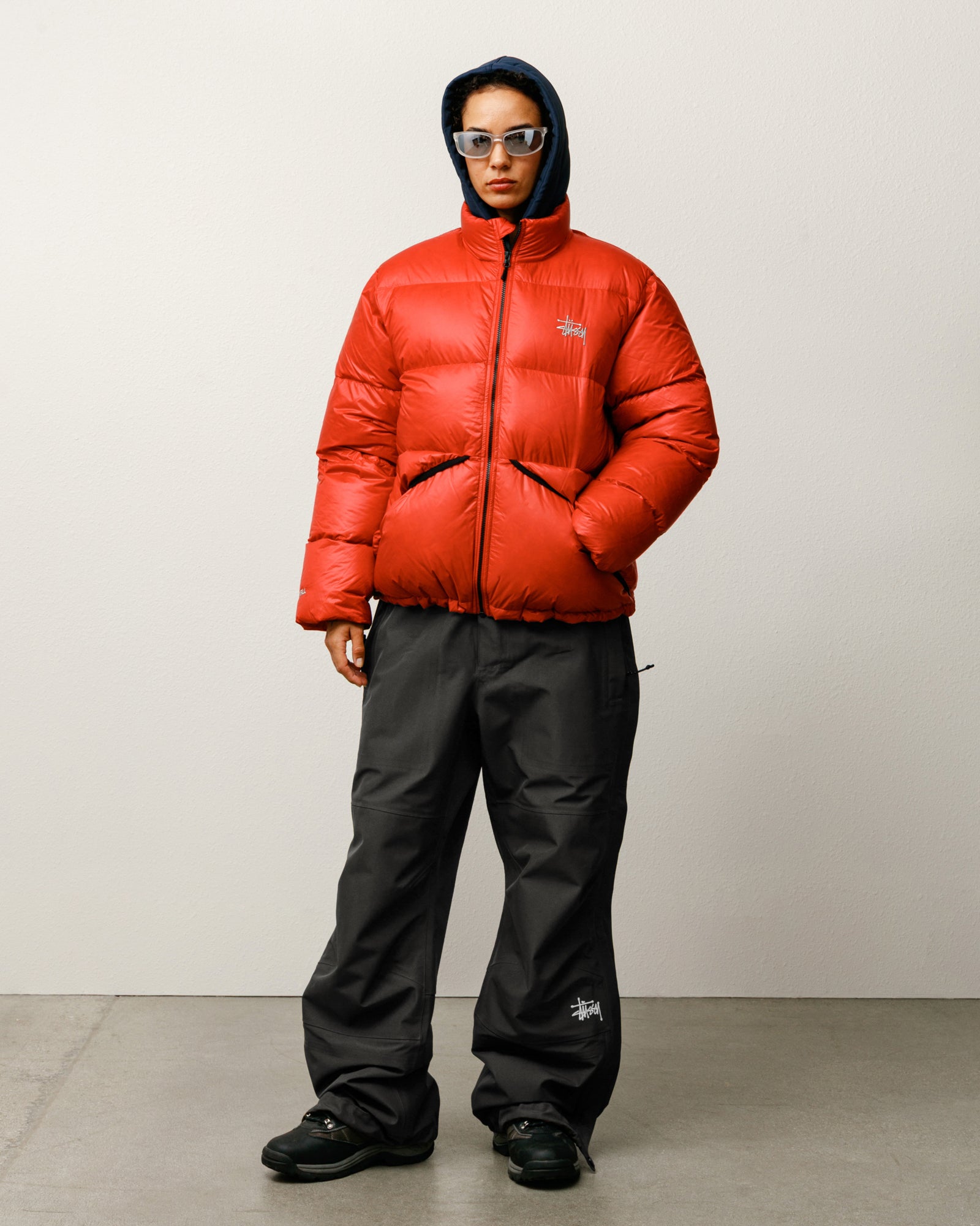 Micro Ripstop Down Jacket – Red | Outerwear | Stüssy Canada