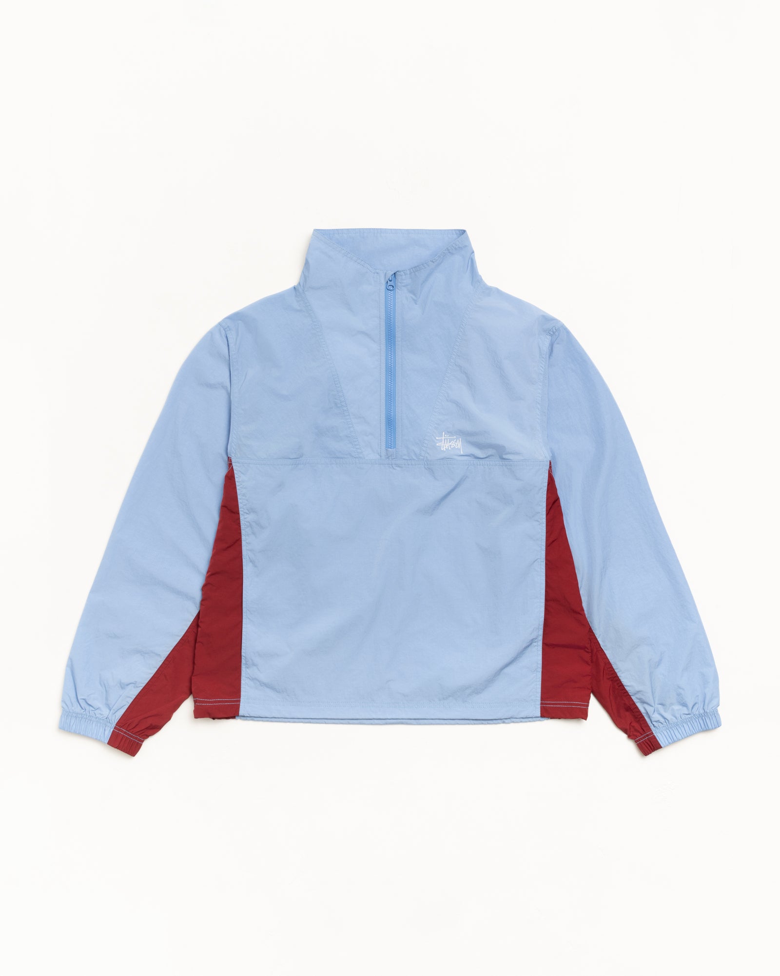 Warm Up Pullover – Blue | Outerwear | Stüssy Canada