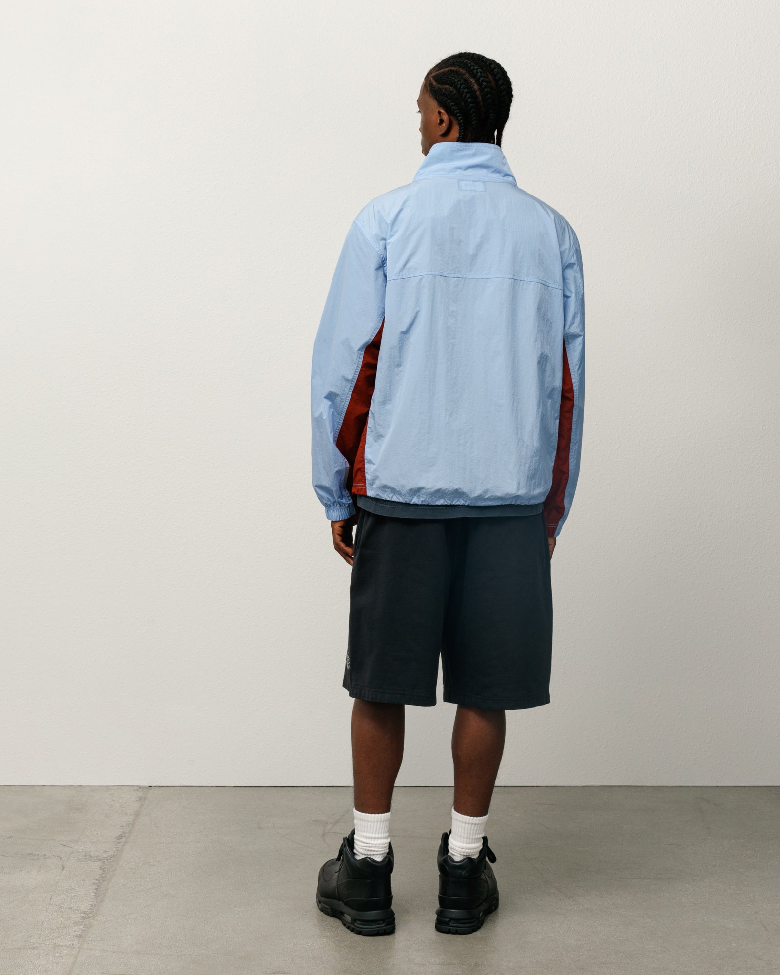 Warm Up Pullover Mens Long Sleeve In Blue