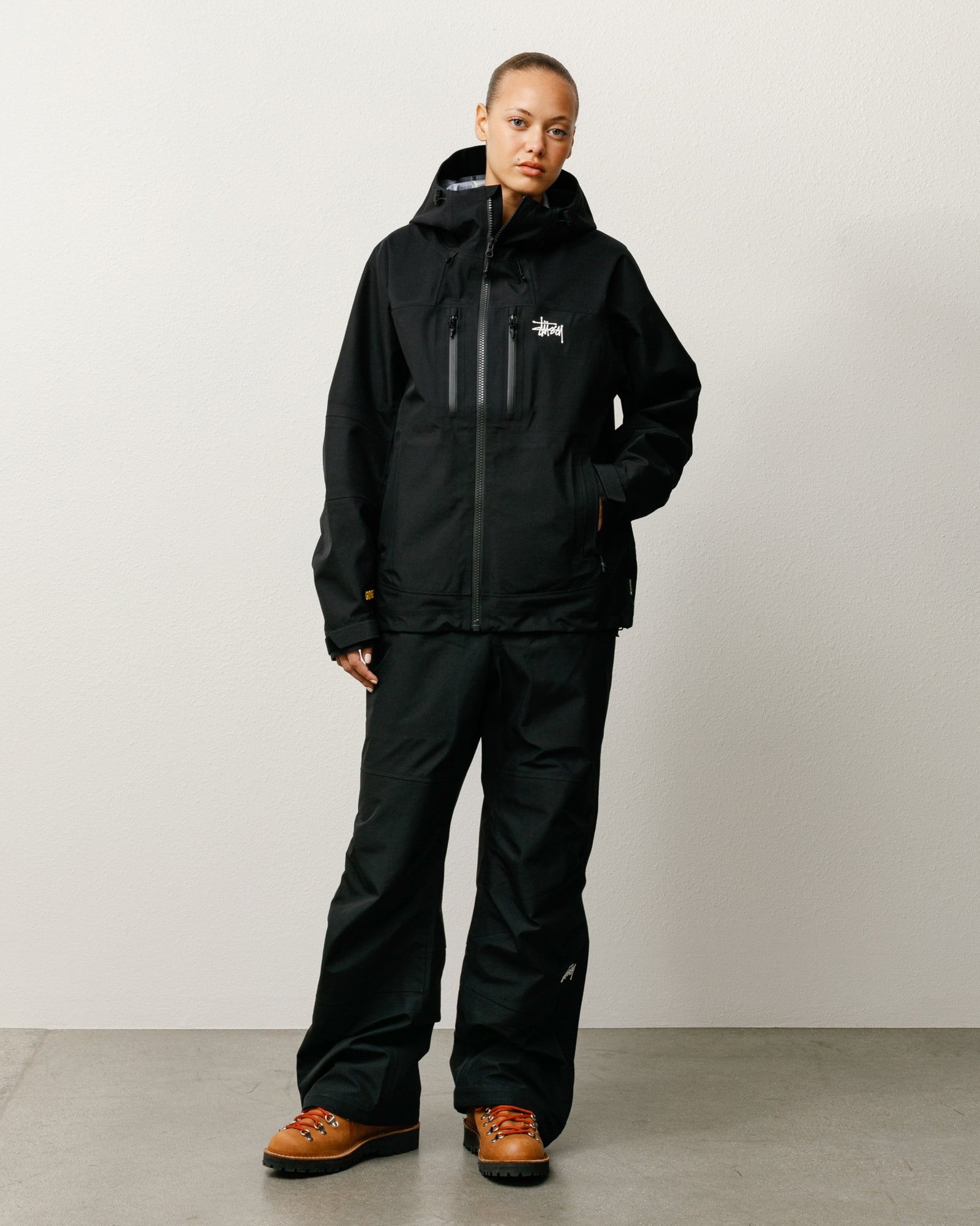 Gore-Tex® Guide Shell – Black | Outerwear | Stüssy Canada