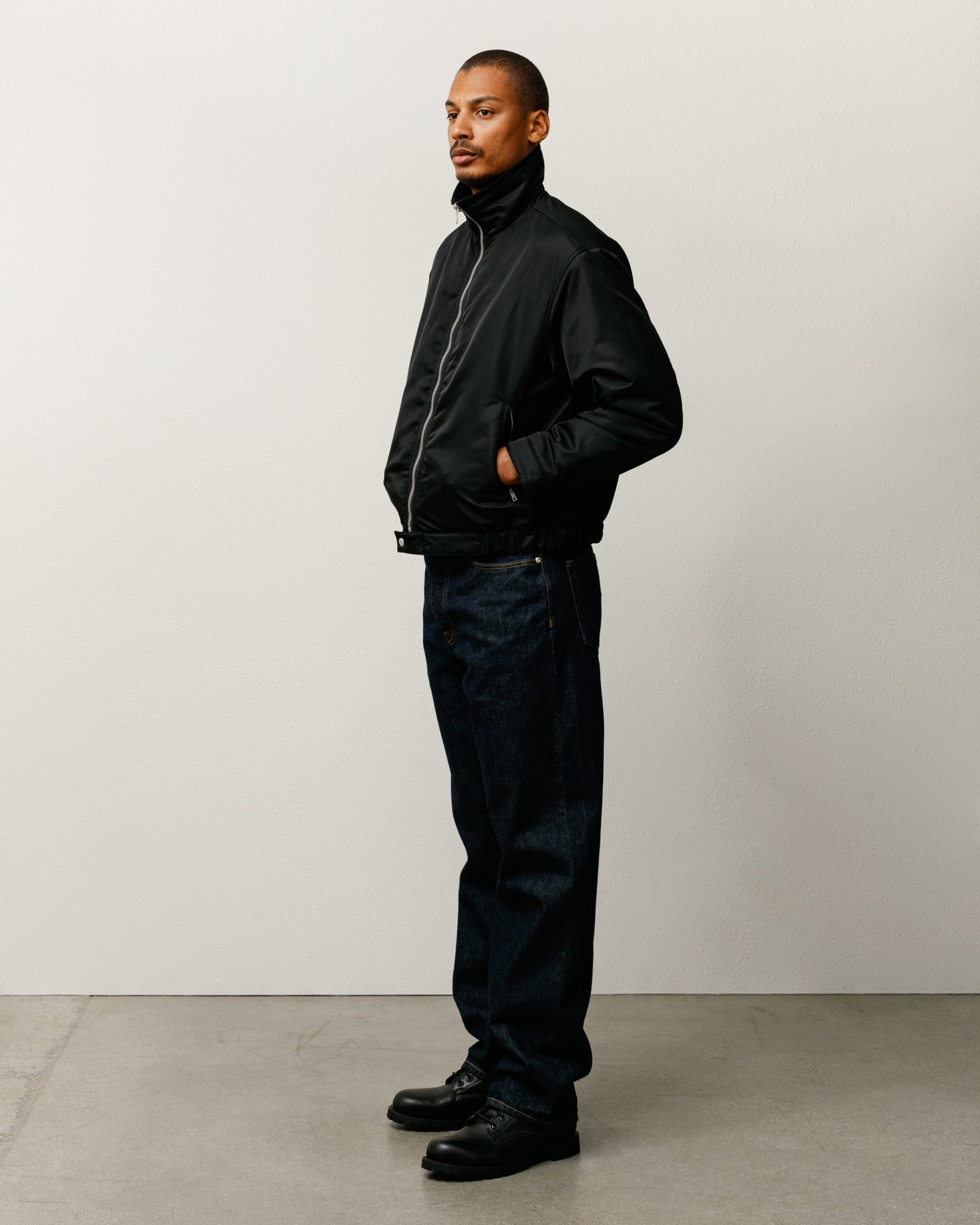 Pile Lined Zip Jacket – Black | Outerwear | Stüssy Canada